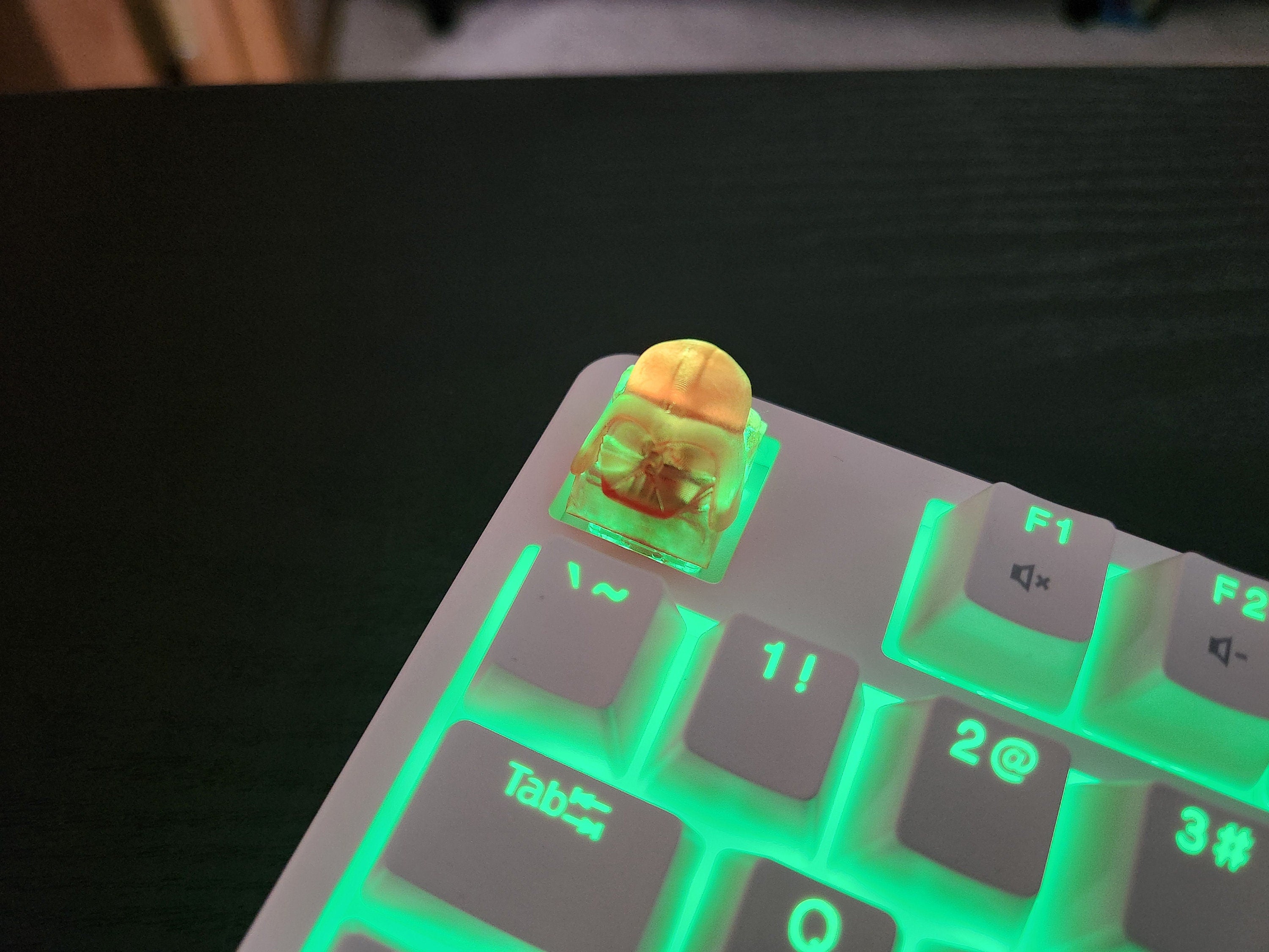 Video Game Keycap - Clear Transparent Cute Keycap Designs, Cherry MX, Multiple Colors