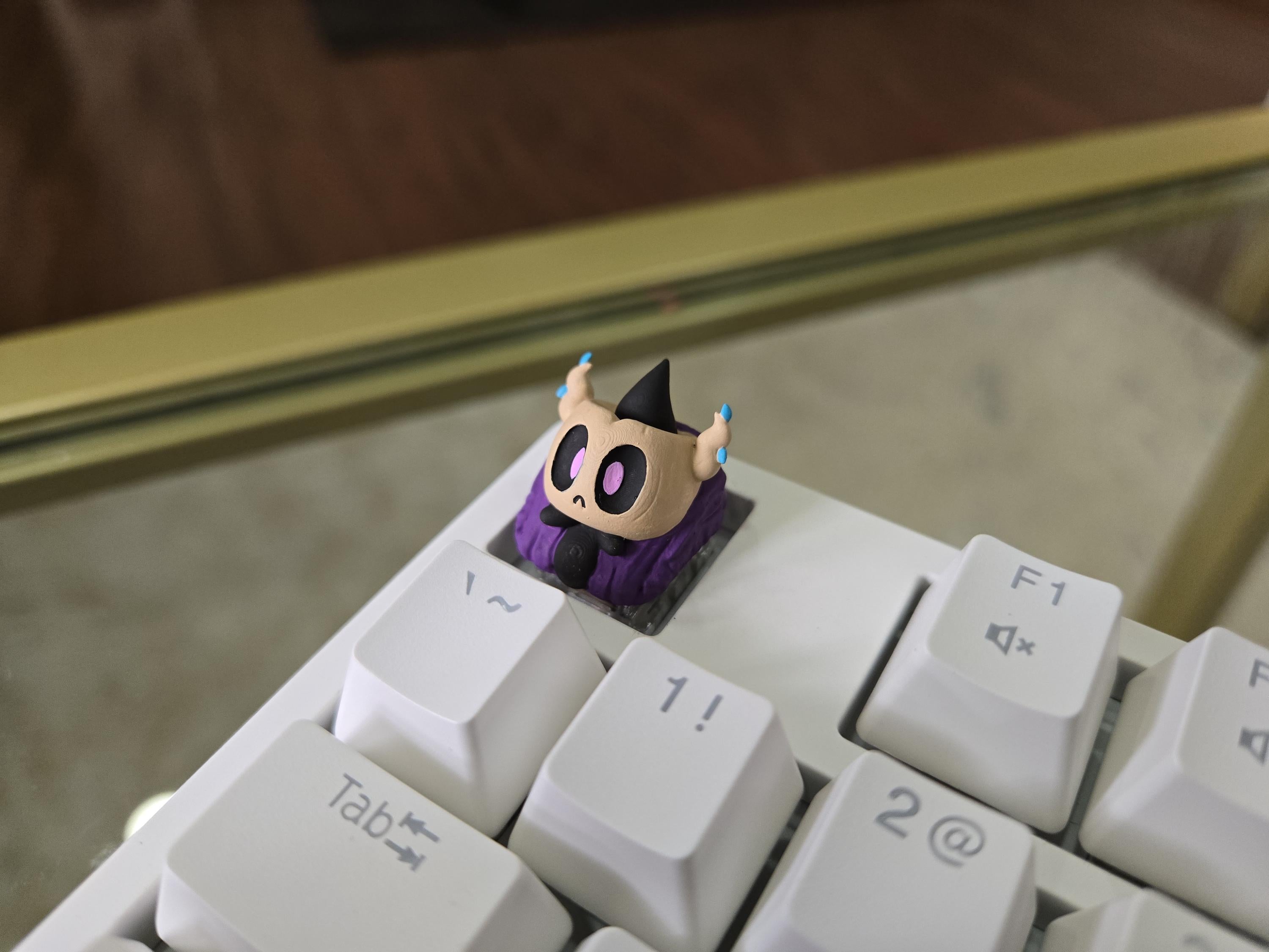 Anime Phantump Keycap - Halloween Hand Painted Cute Keycap Designs, Cherry MX