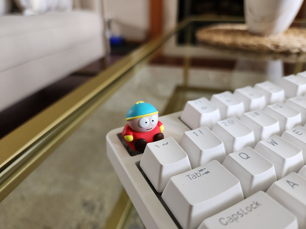 Cartoon Eric Keycap - Hand Painted Cute Keycap Designs, Cherry MX