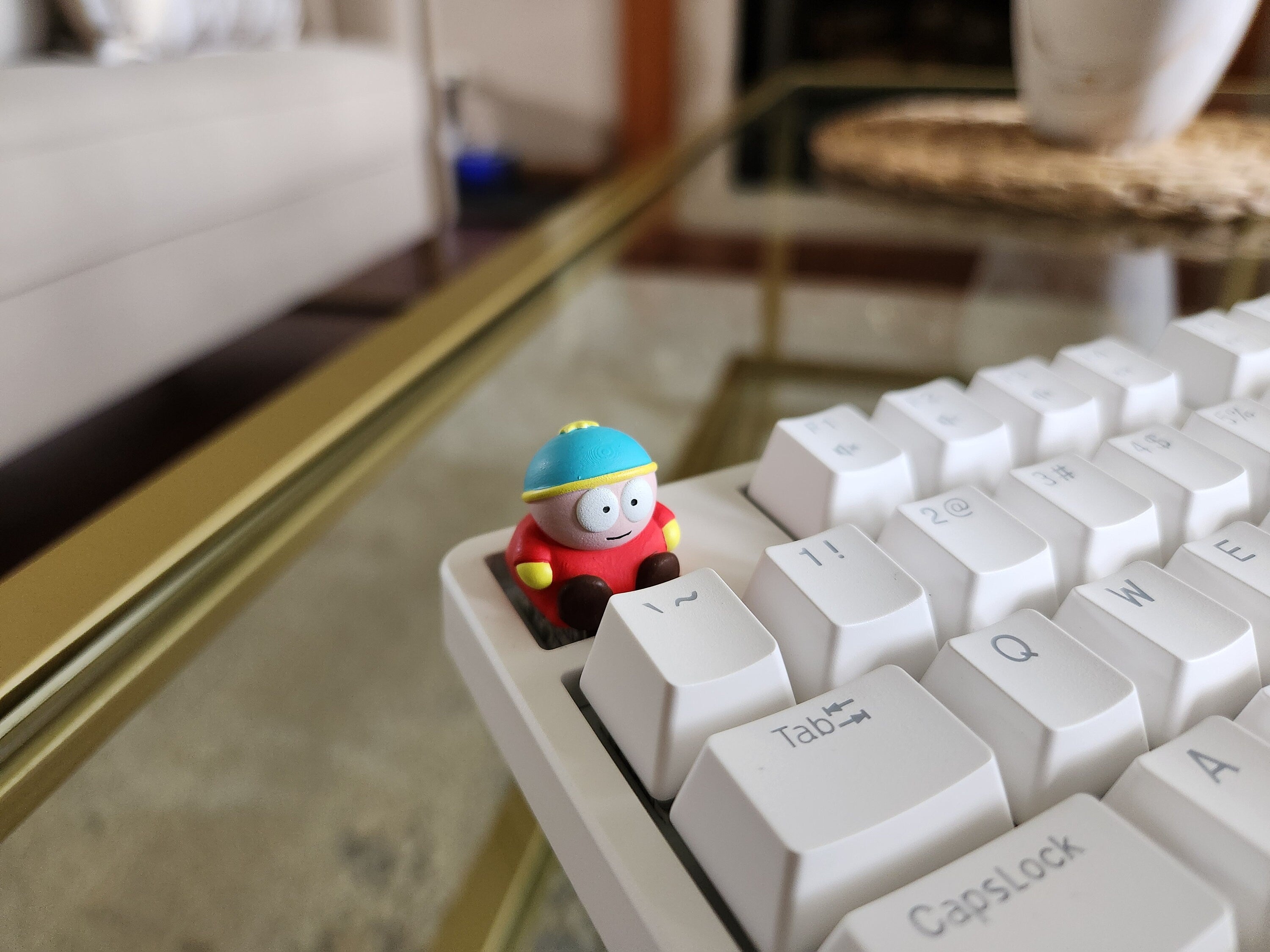 Cartoon Eric Keycap - Hand Painted Cute Keycap Designs, Cherry MX