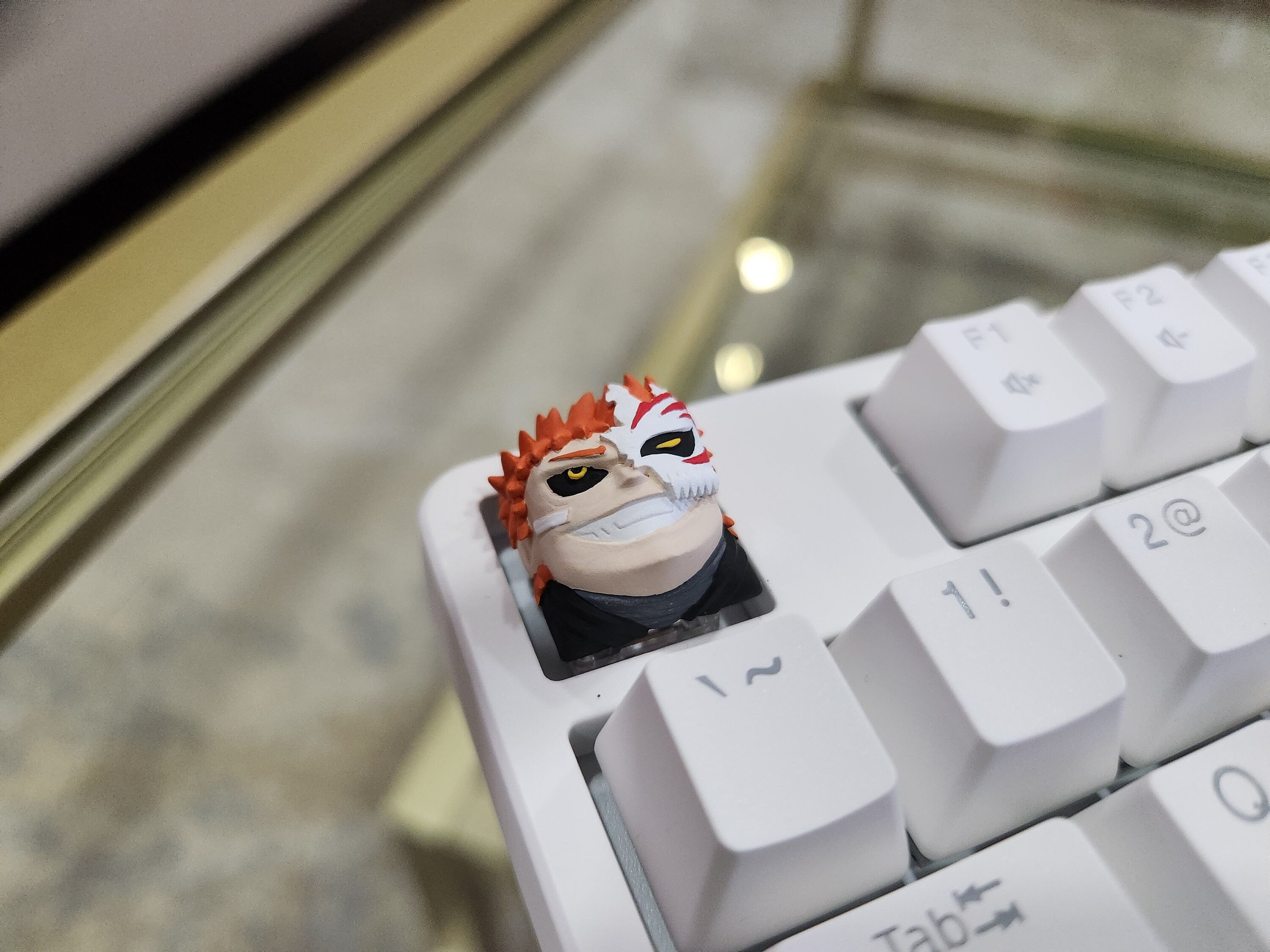 Anime Keycap - Hand Painted, Cute Keycap Designs, Cherry MX