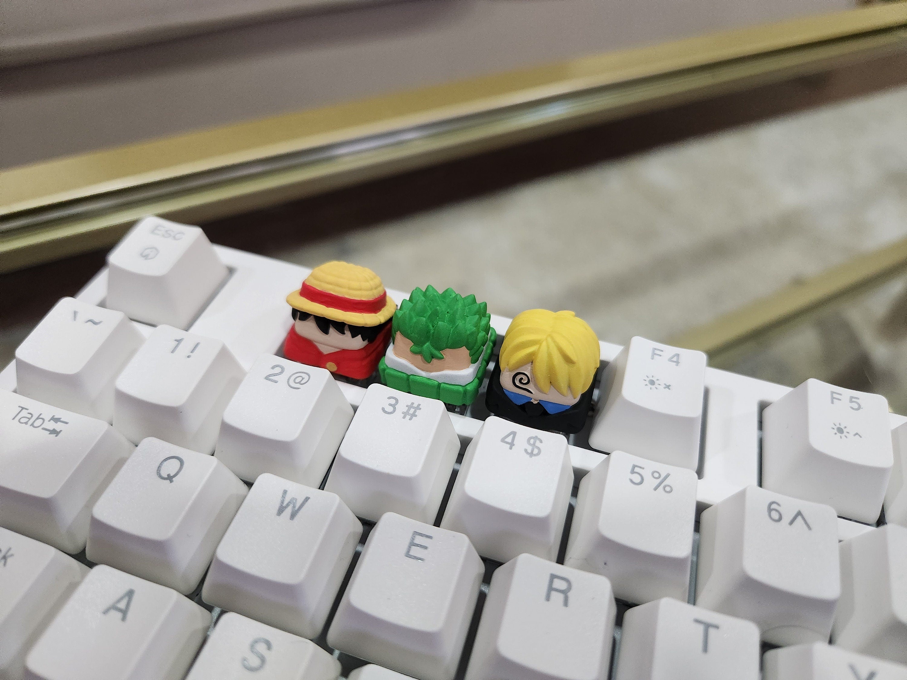 Anime Keycap - Hand Painted, Cute Keycap Designs, Cherry MX, Hiko3D