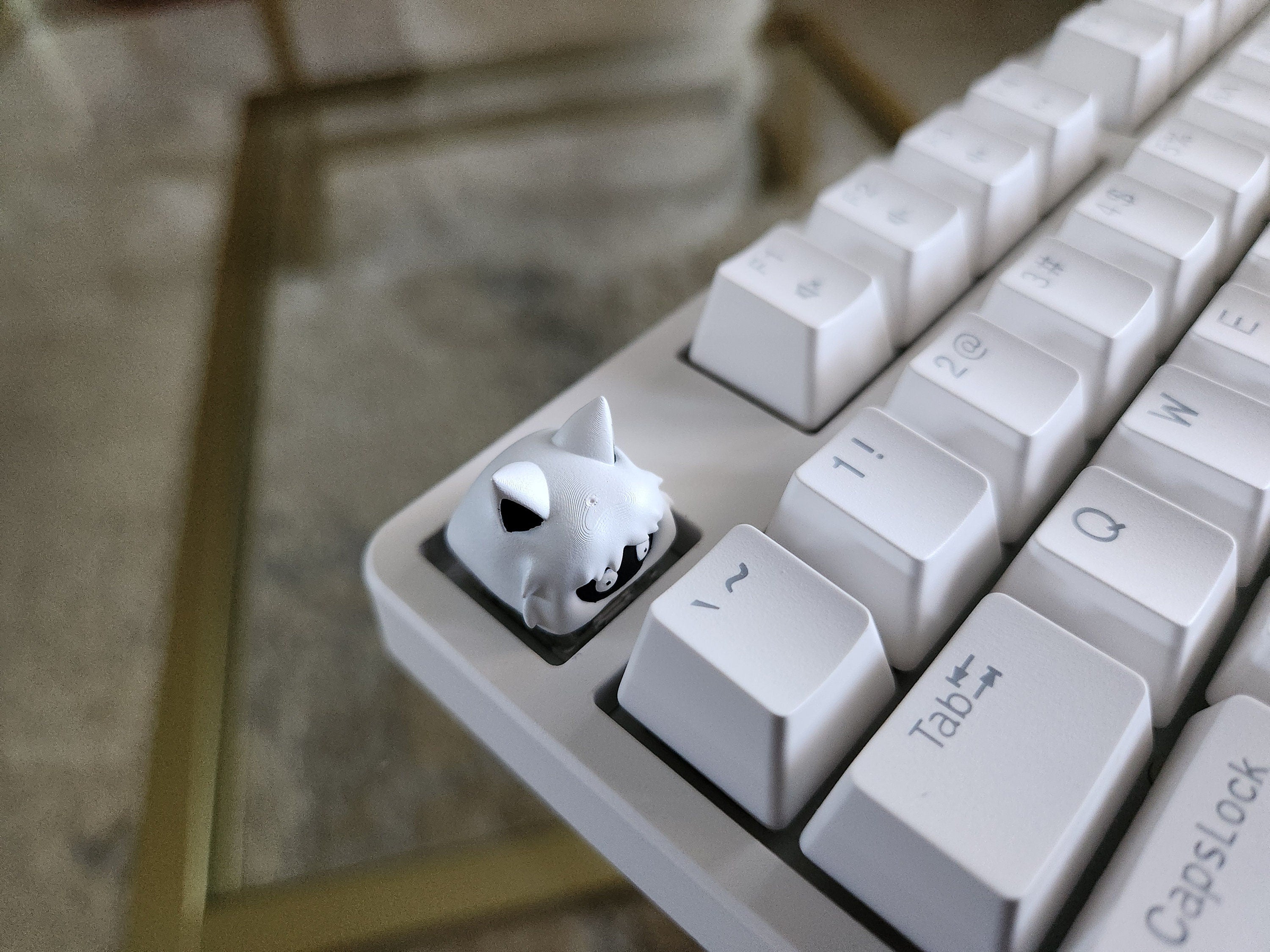 Palworld Wumpo Video Game Keycap - Hand Painted Cute Keycap Designs, Cherry MX
