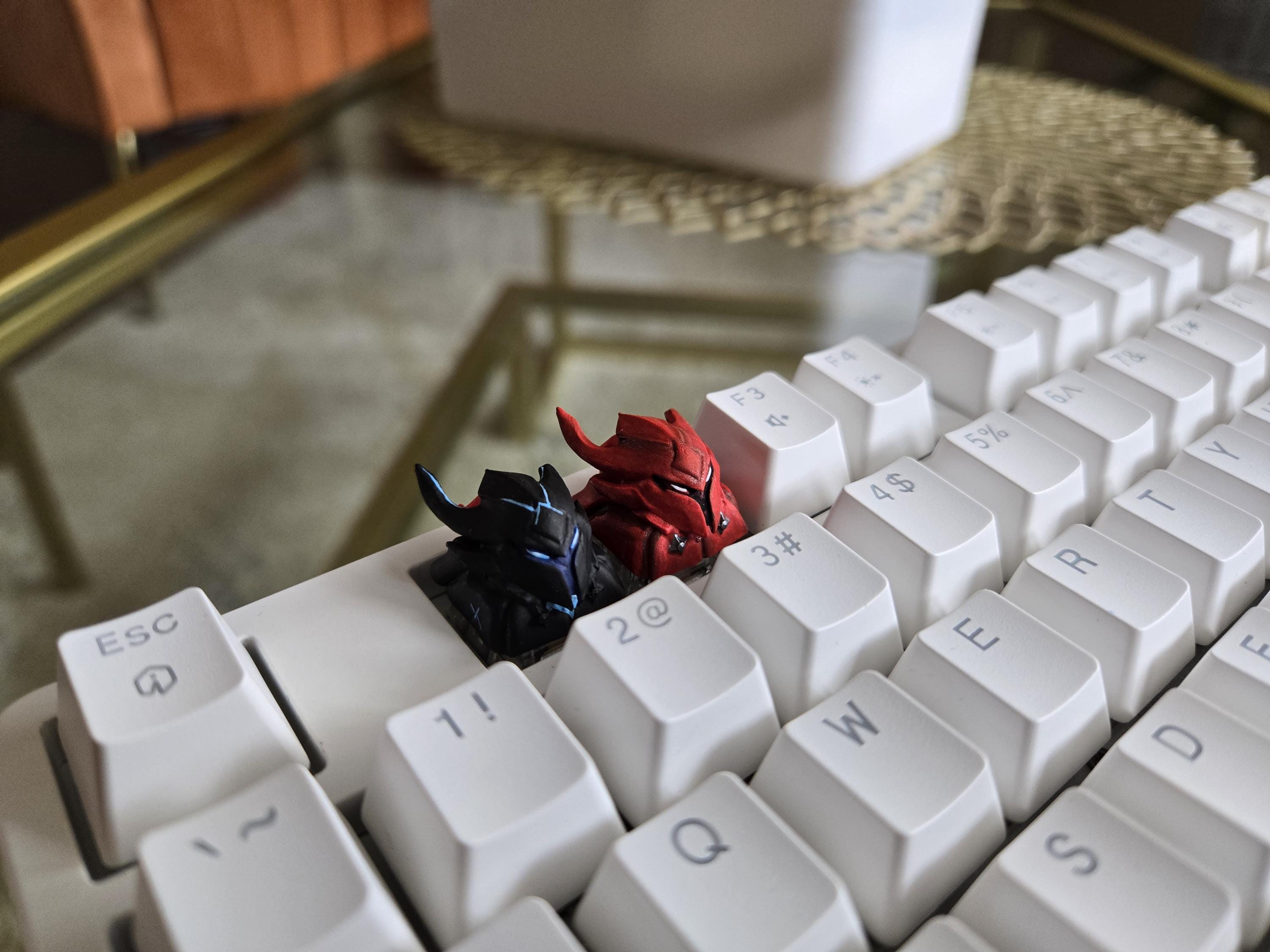 Igris Anime Keycap - Hand Painted, Cute Keycap Designs, Cherry MX