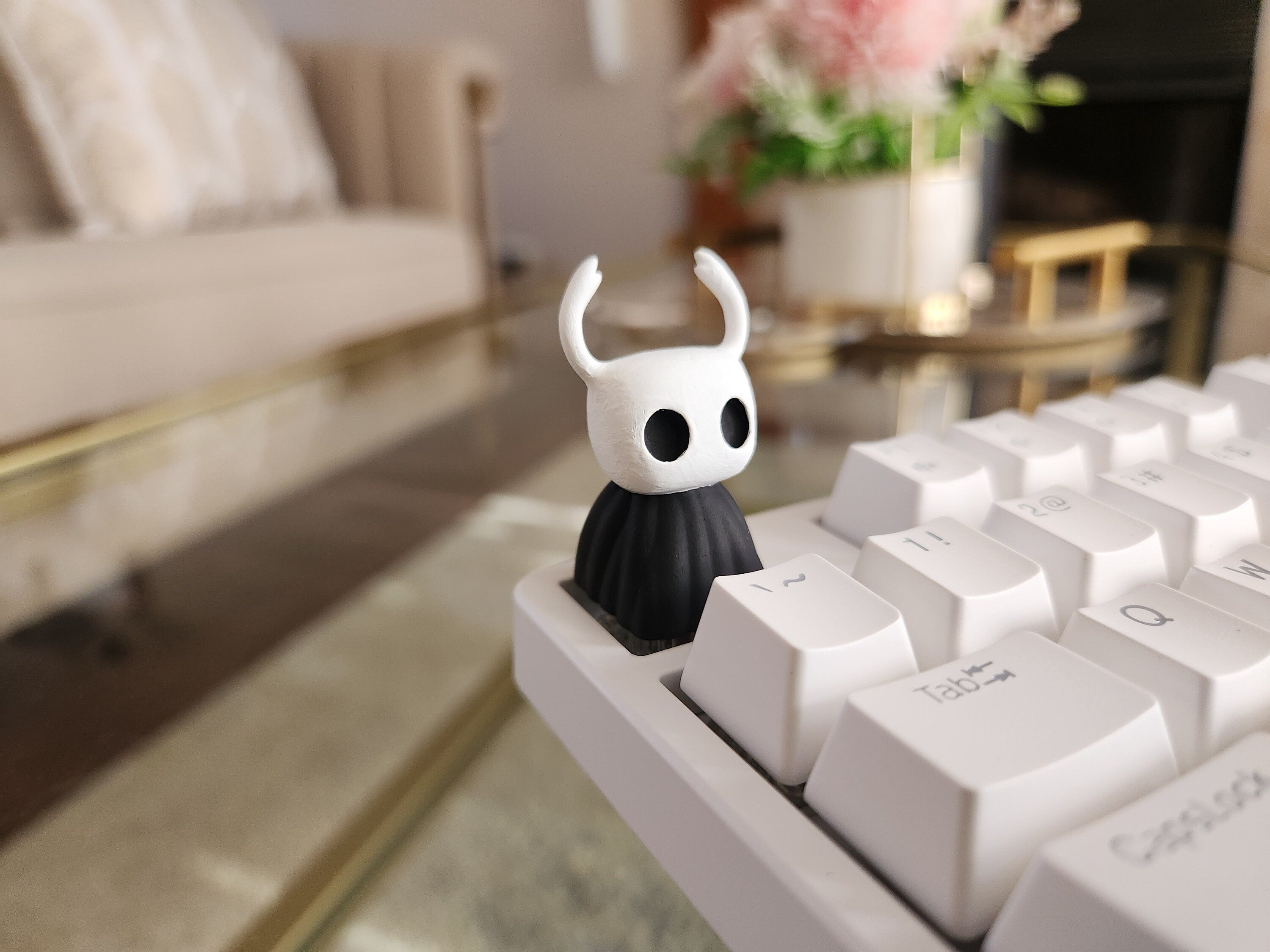 Hollow Knight Keycap - Hand Painted, Cute Keycap Designs, Cherry MX