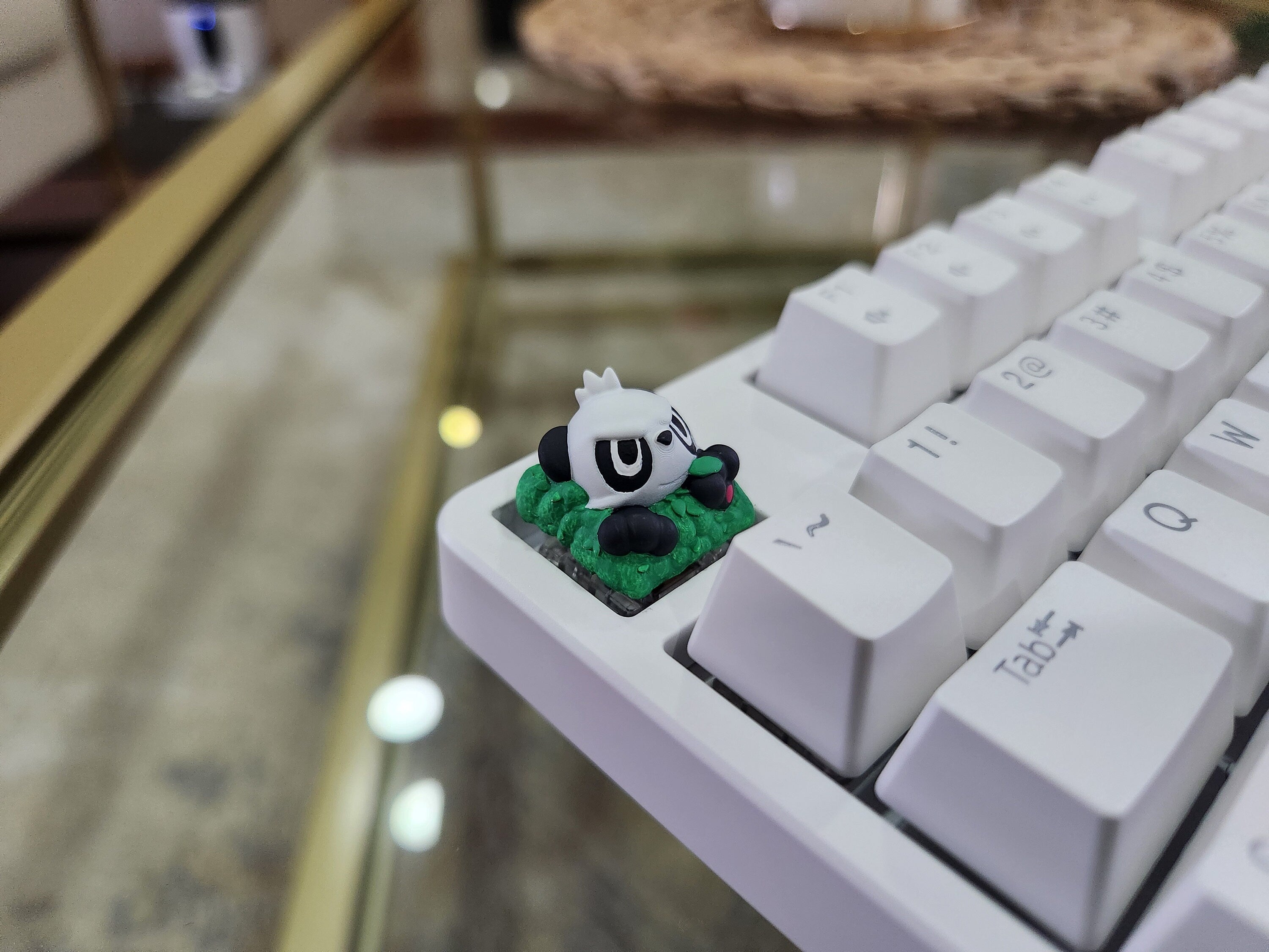 Anime Pancham Keycap - Hand Painted Cute Keycap Designs, Cherry MX