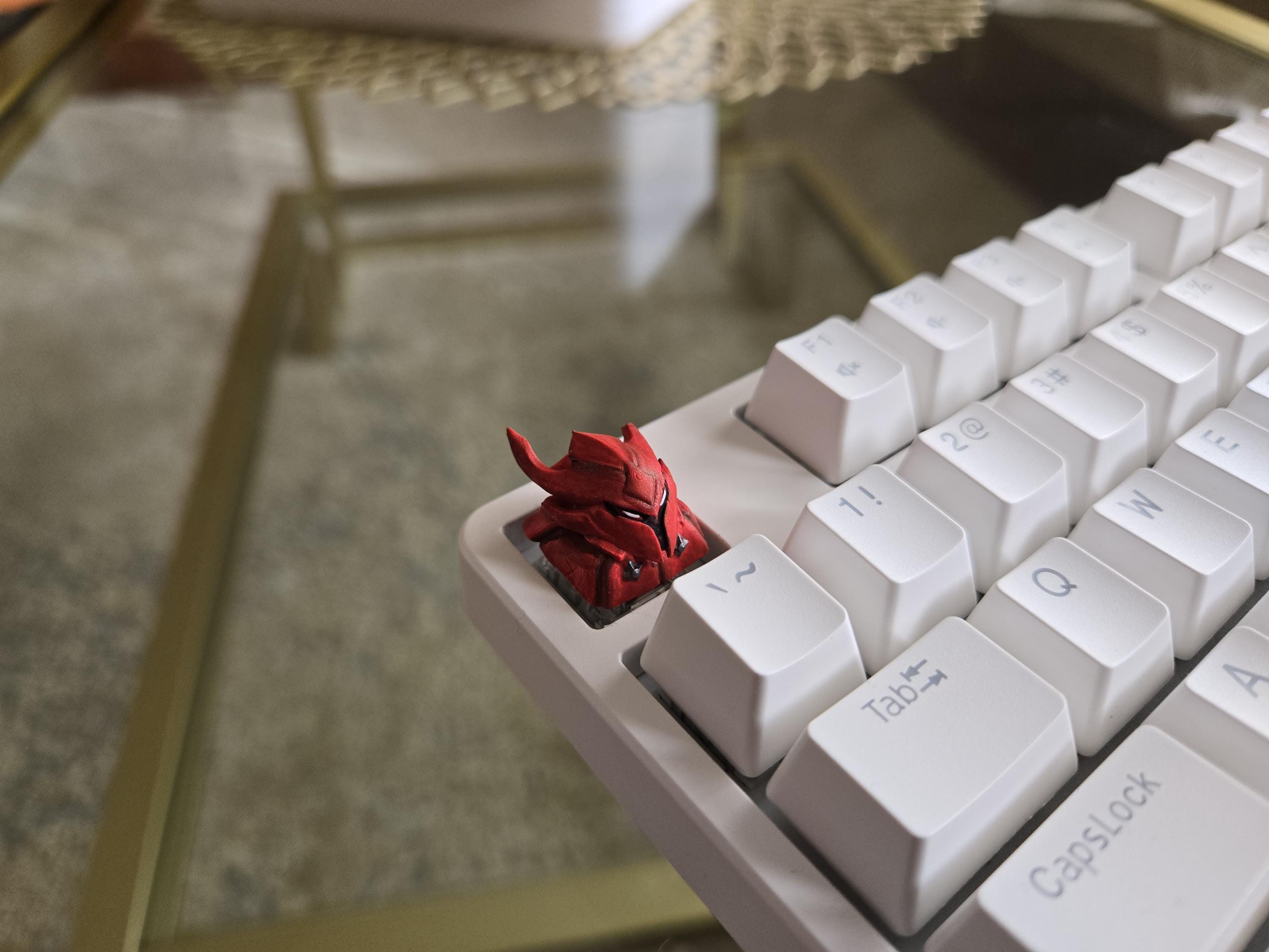 Igris Anime Keycap - Hand Painted, Cute Keycap Designs, Cherry MX