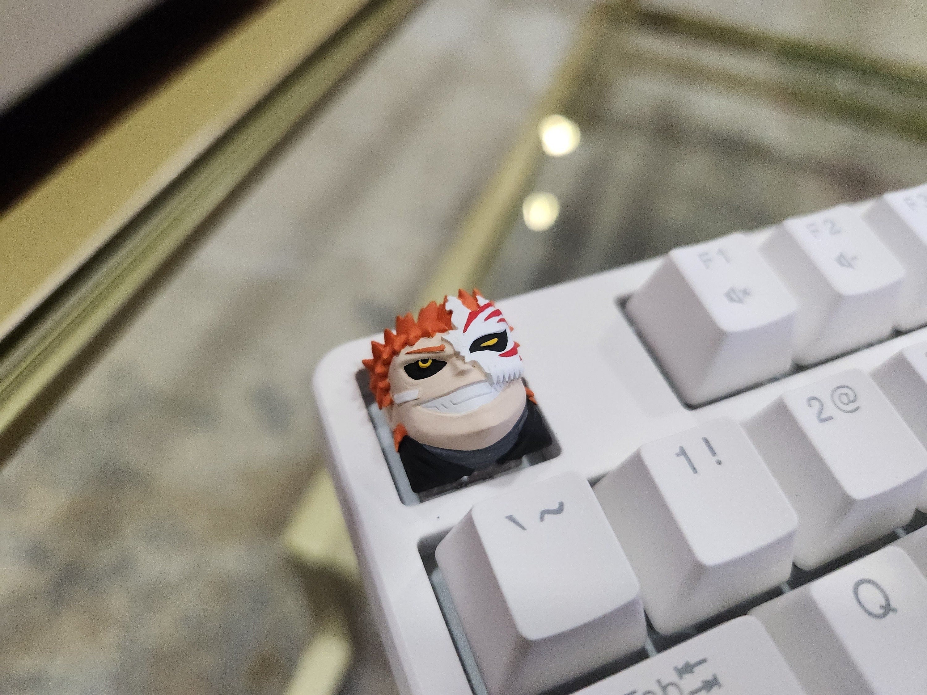Anime Keycap - Hand Painted, Cute Keycap Designs, Cherry MX