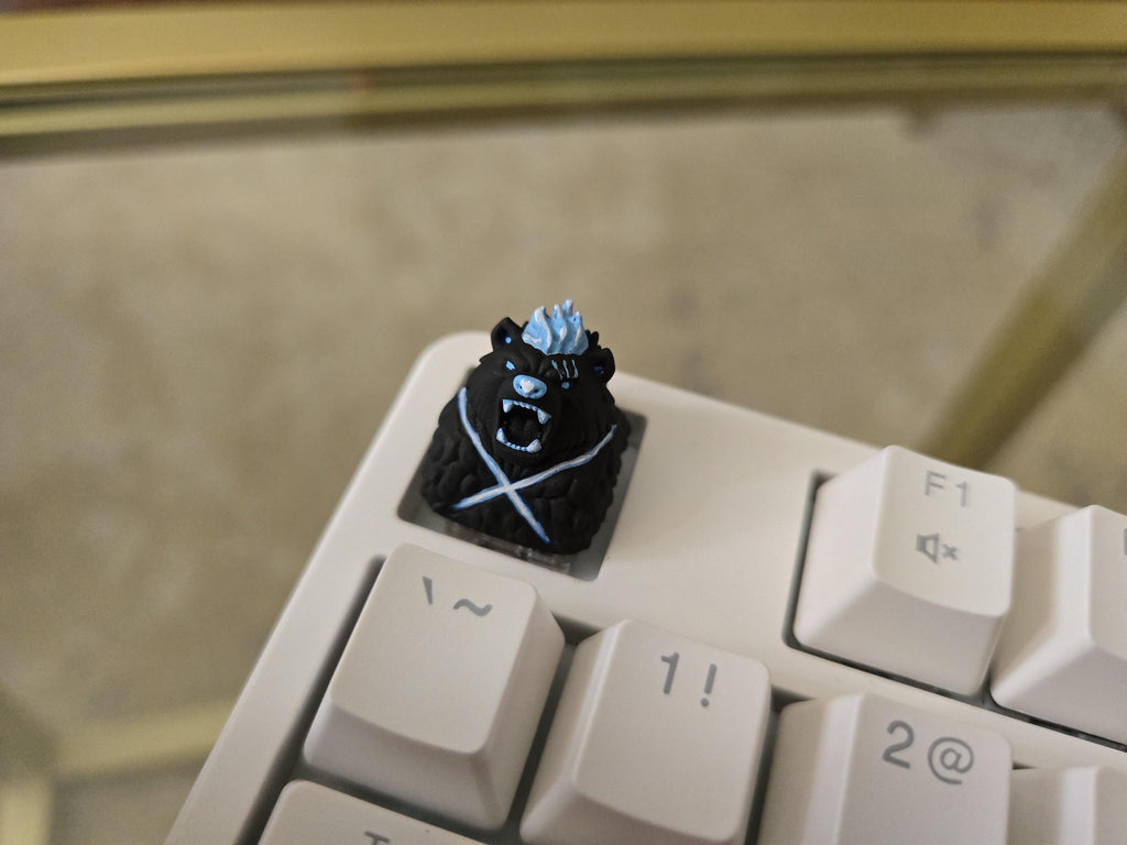 Anime Shadow Tank Keycap - Hand Painted Cute Keycap Designs, Cherry MX