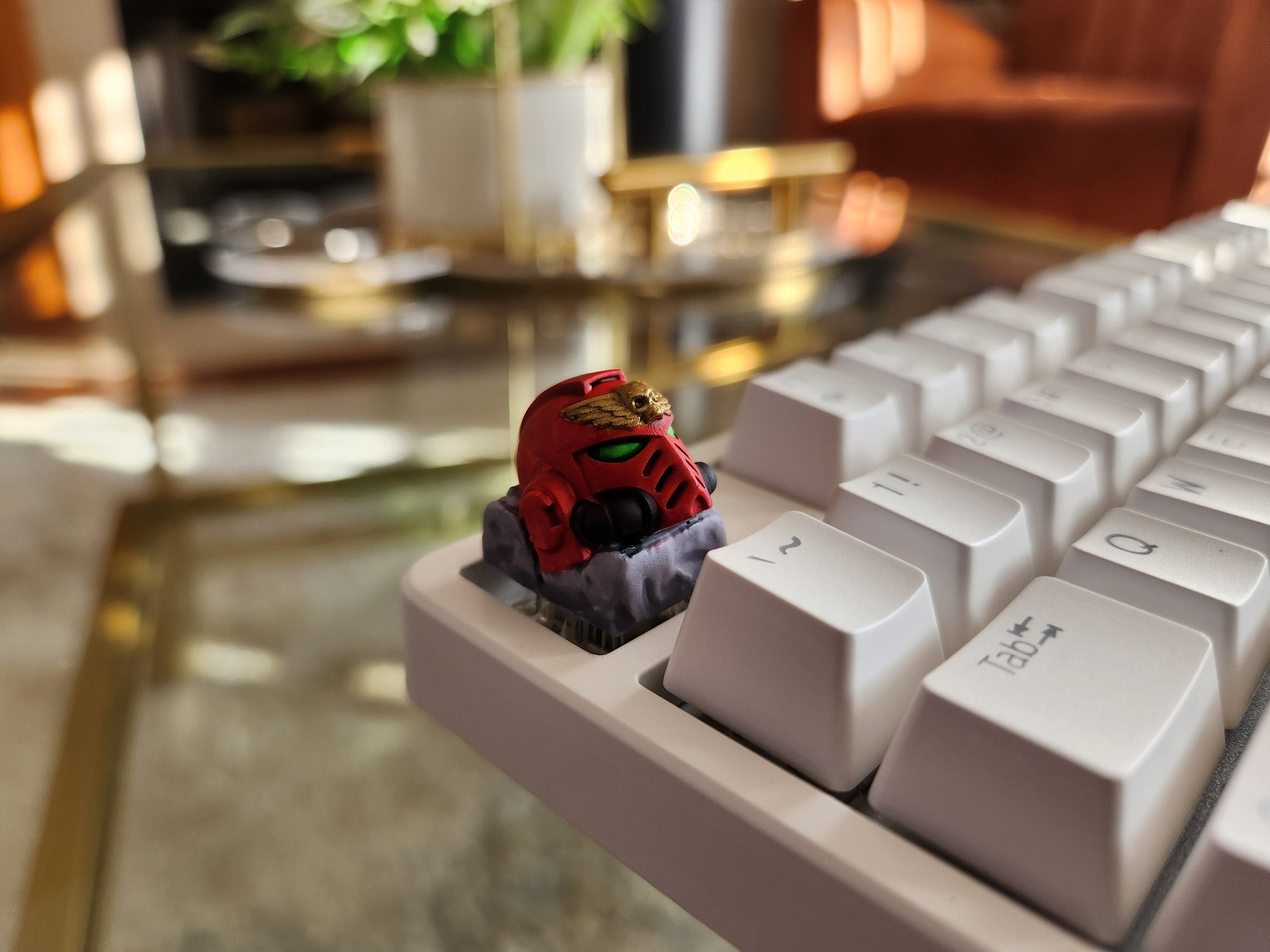 Marine Keycap - Hand Painted Cute Keycap Designs, Cherry MX