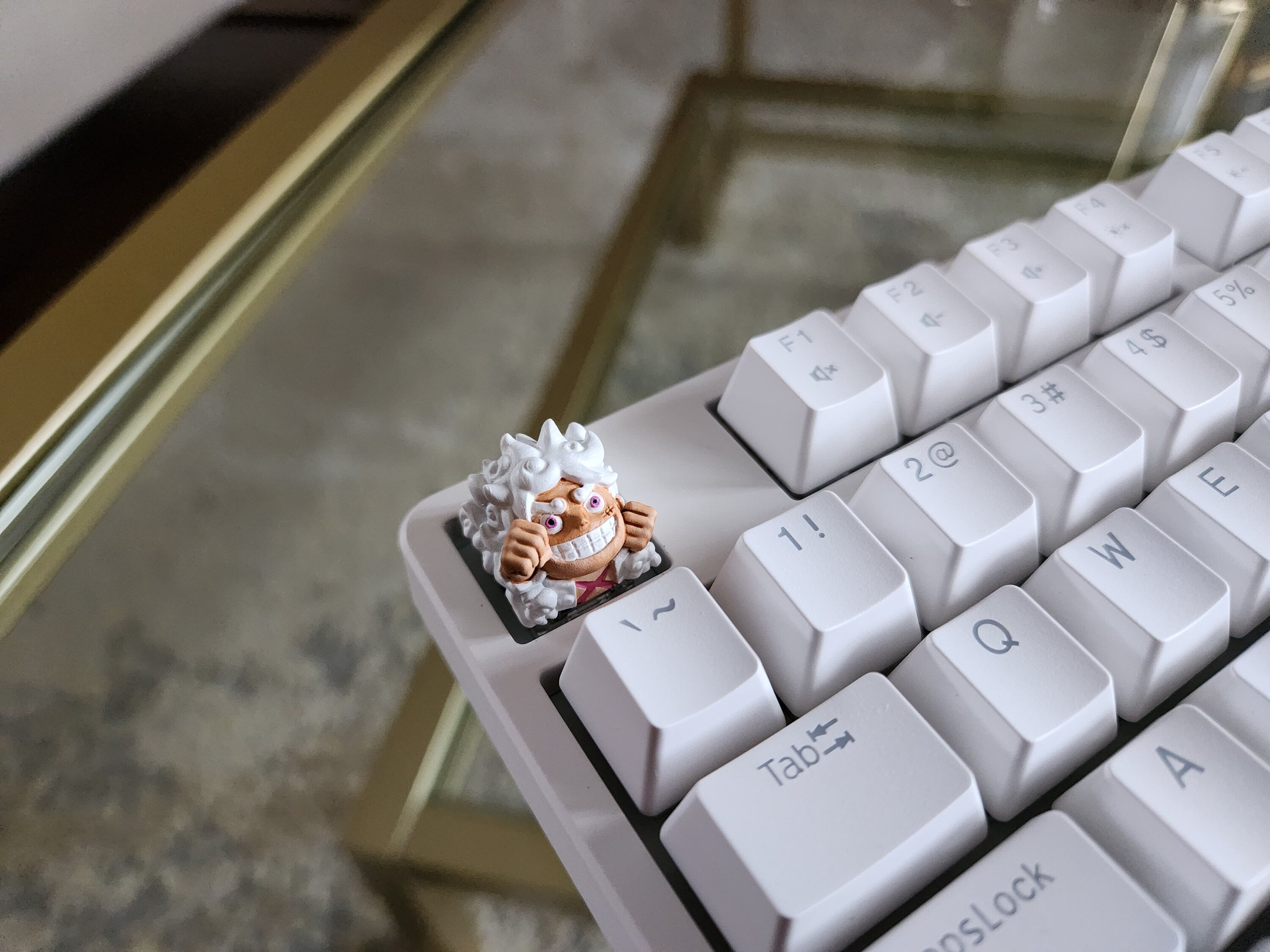 Anime Keycap - Hand Painted, Cute Keycap Designs, Cherry MX