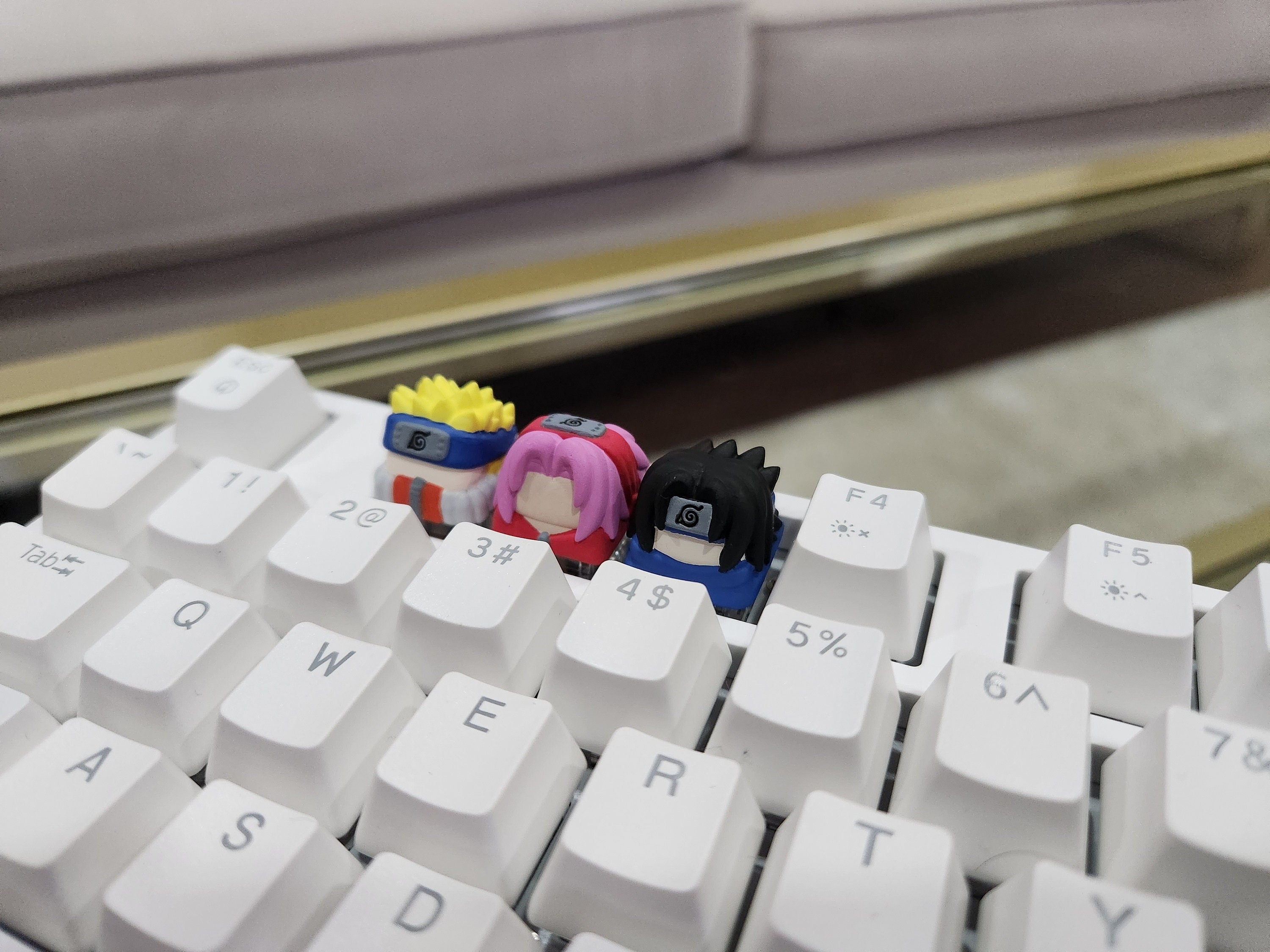 Anime Keycap - Hand Painted, Cute Keycap Designs, Cherry MX, Hiko3D