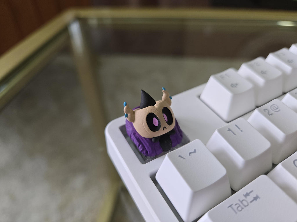 Anime Phantump Keycap - Halloween Hand Painted Cute Keycap Designs, Cherry MX