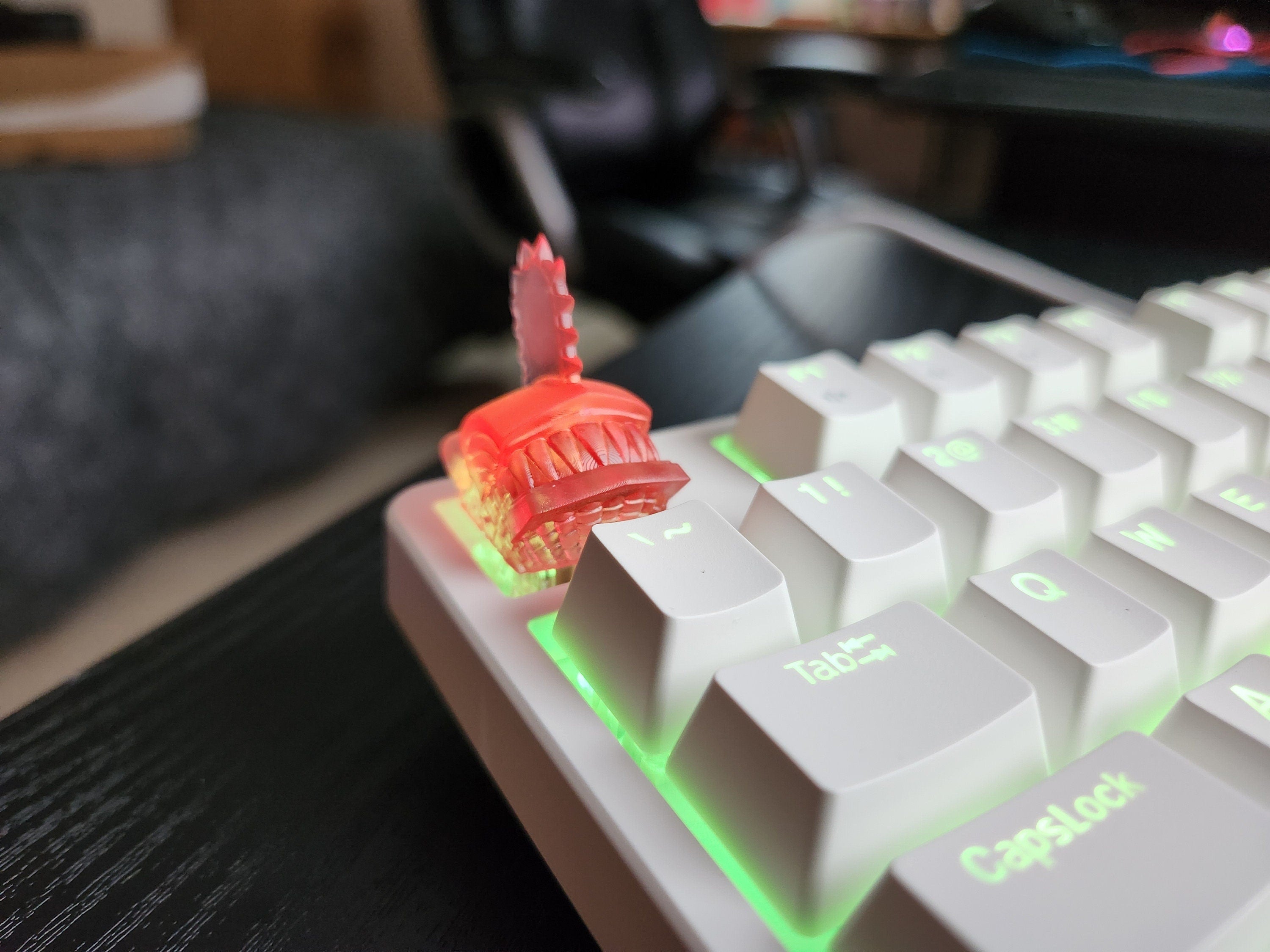 Anime Keycap - Clear Transparent Cute Keycap Designs, Cherry MX, Multiple Colors