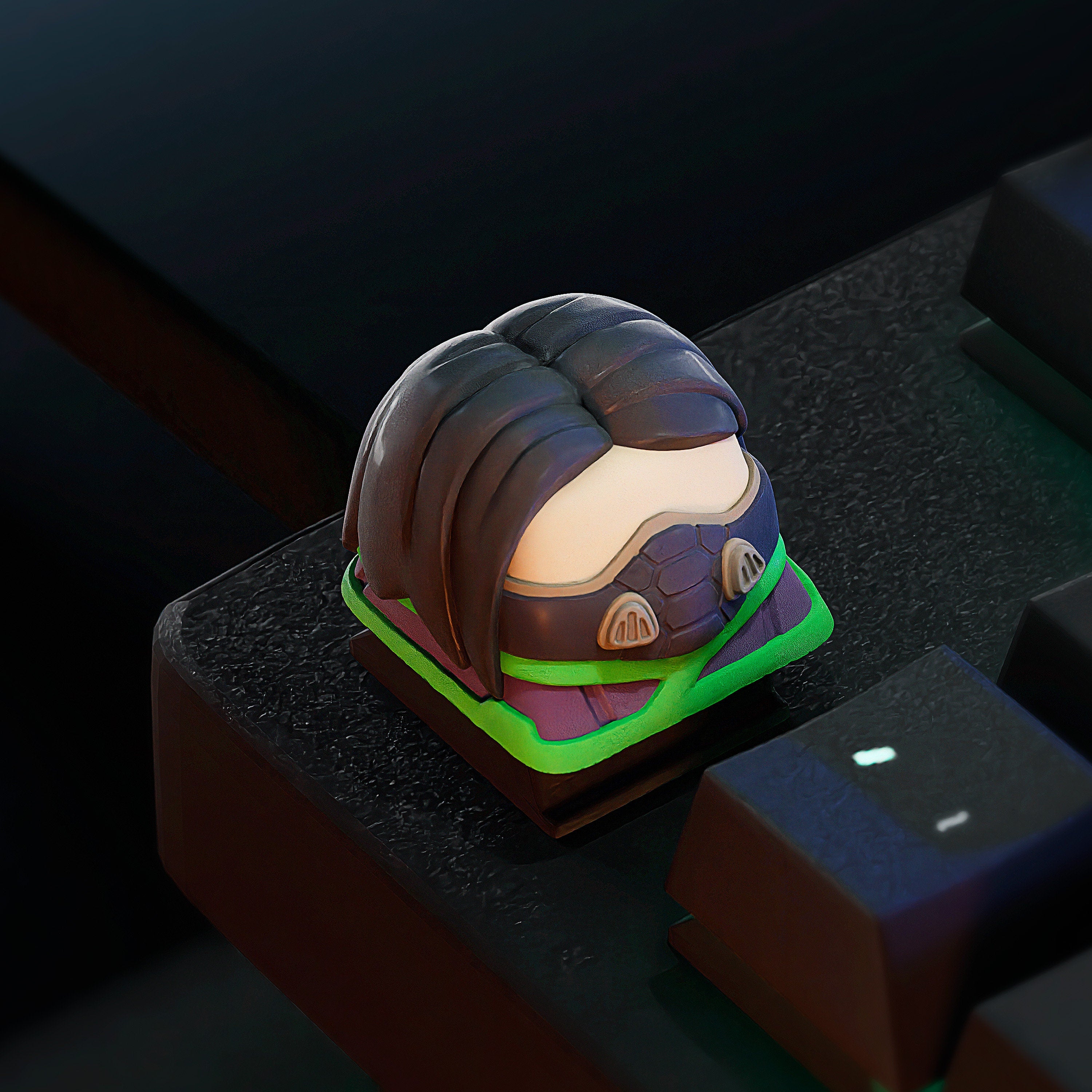 Video Game Keycaps - Hand Painted, Cute Keycap Designs, Cherry MX