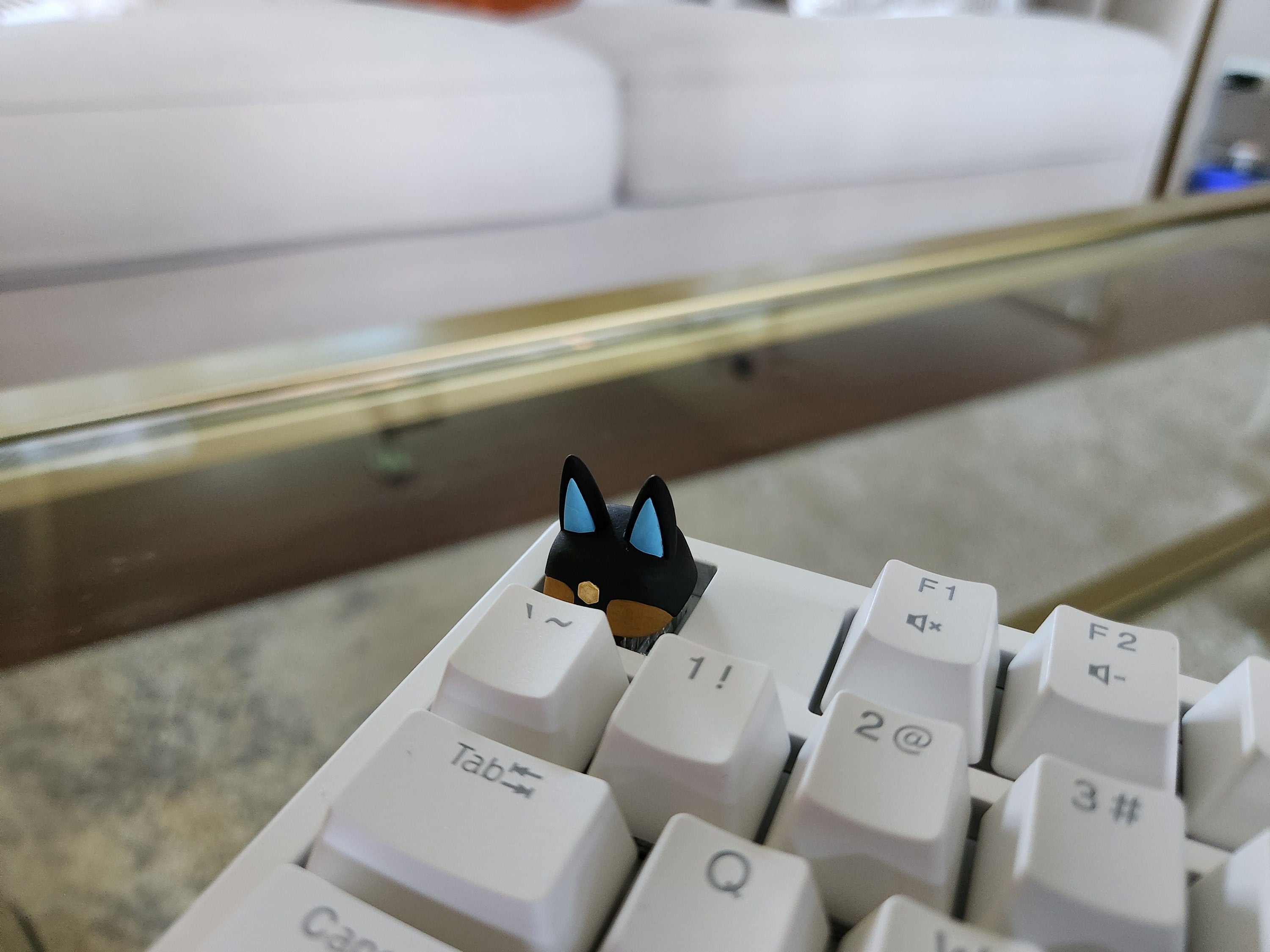 Palworld Anubis Video Game Keycap - Hand Painted Cute Keycap Designs, Cherry MX