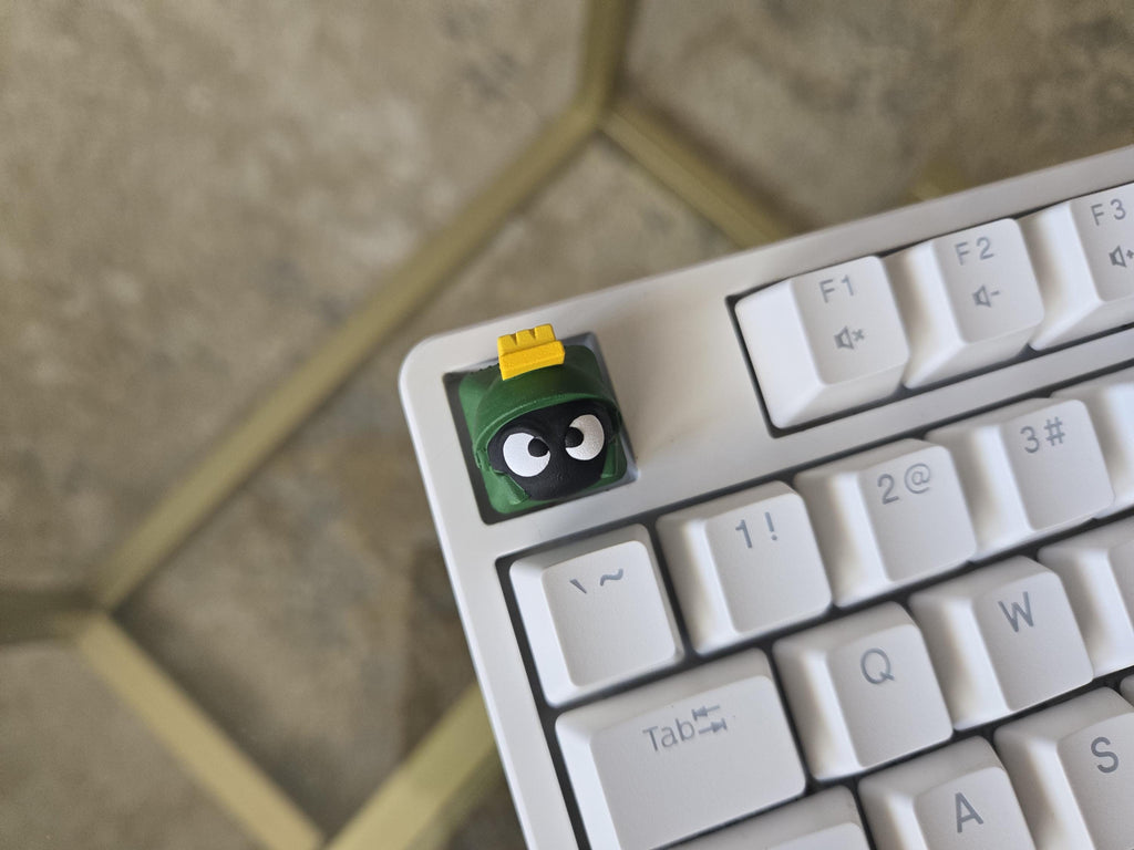 Marvin the Martian Keycap - Hand Painted Cute Keycap Designs, Cherry MX