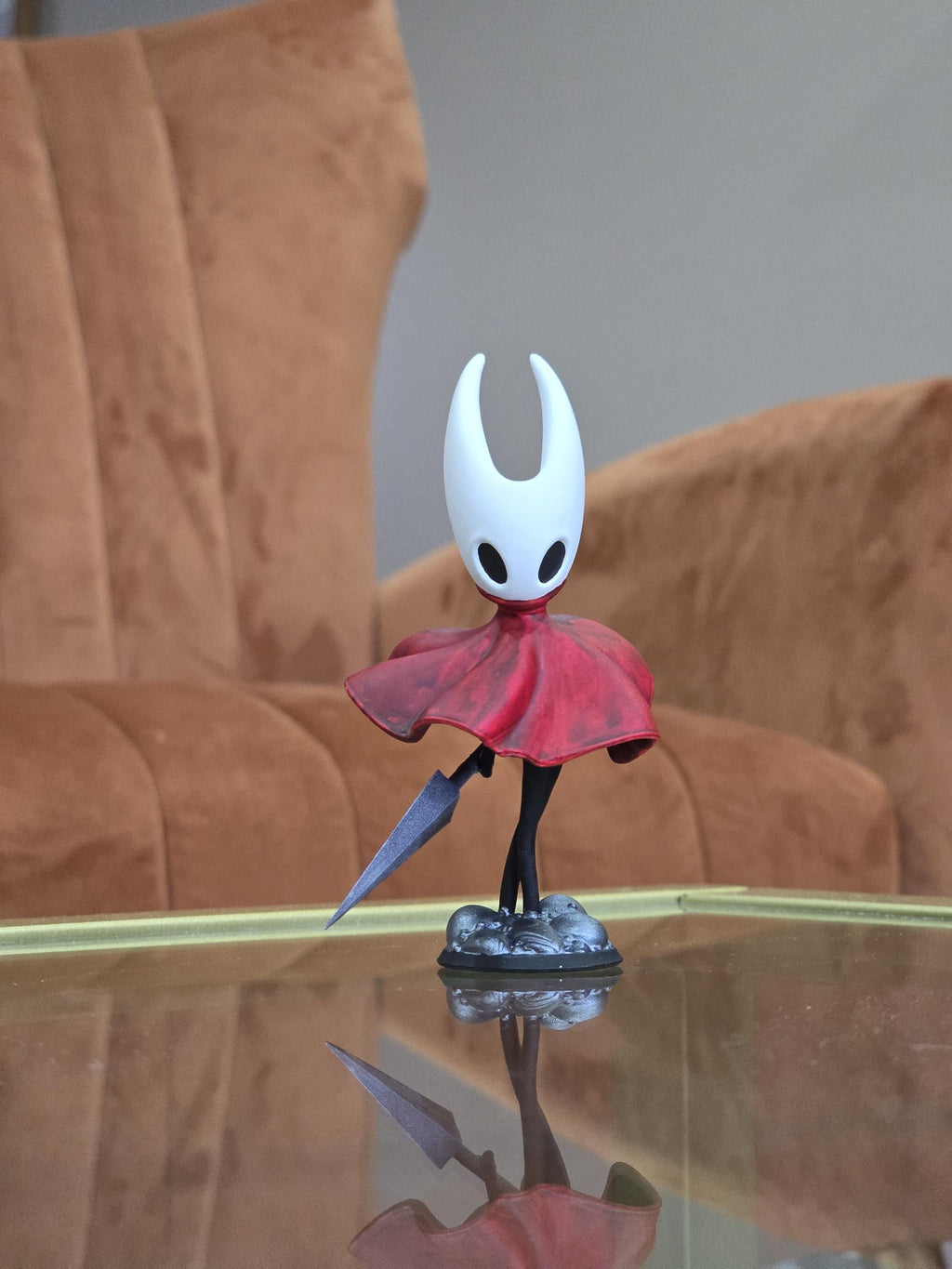 Hollow Knight Silksong Hornet Hand Painted Figure - Full Size 3D Figure Fan Art 200mm Tall