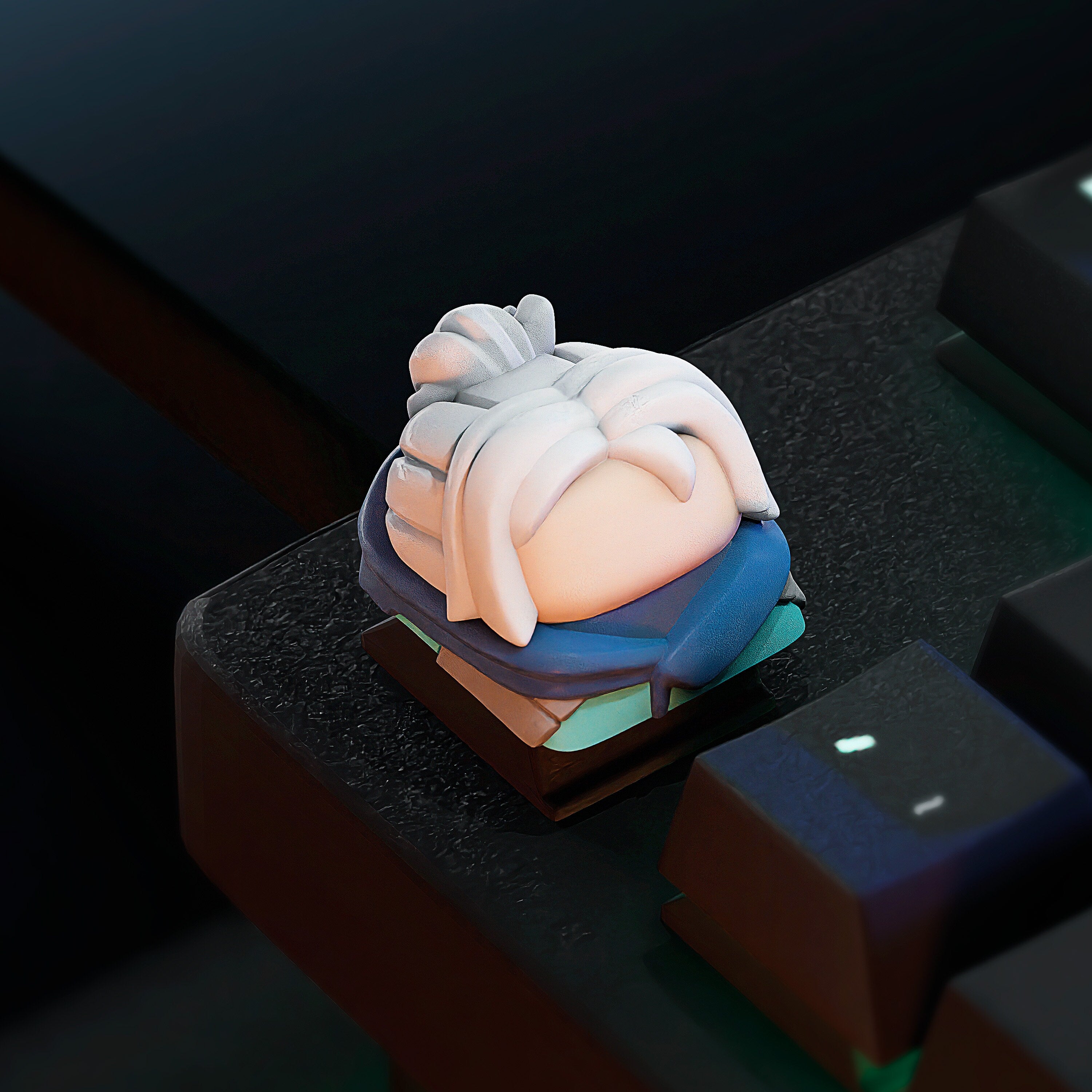 Video Game Keycaps - Hand Painted, Cute Keycap Designs, Cherry MX