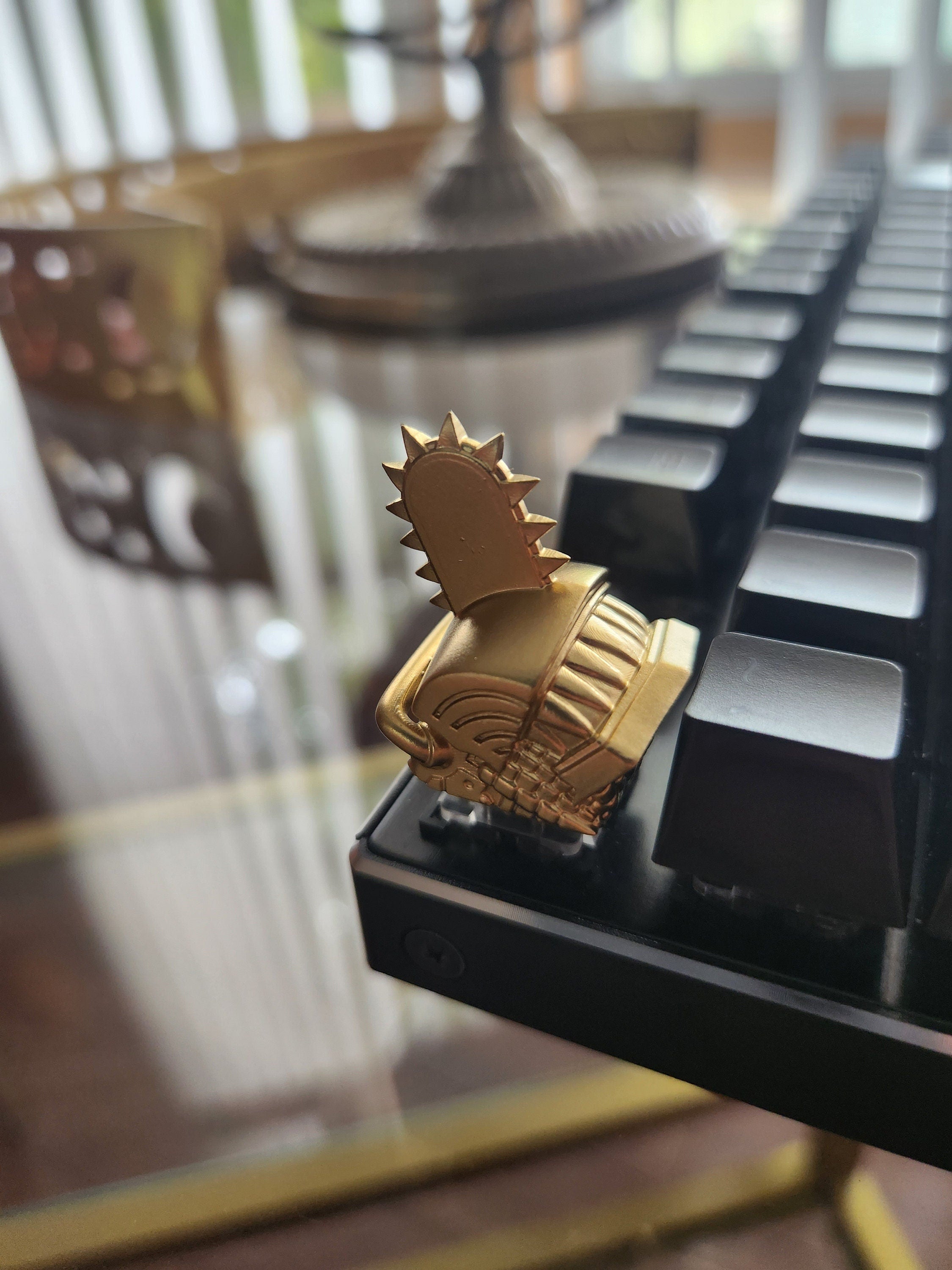 Anime Metallic Keycap - Hand Painted Cute Keycap Designs, Cherry MX