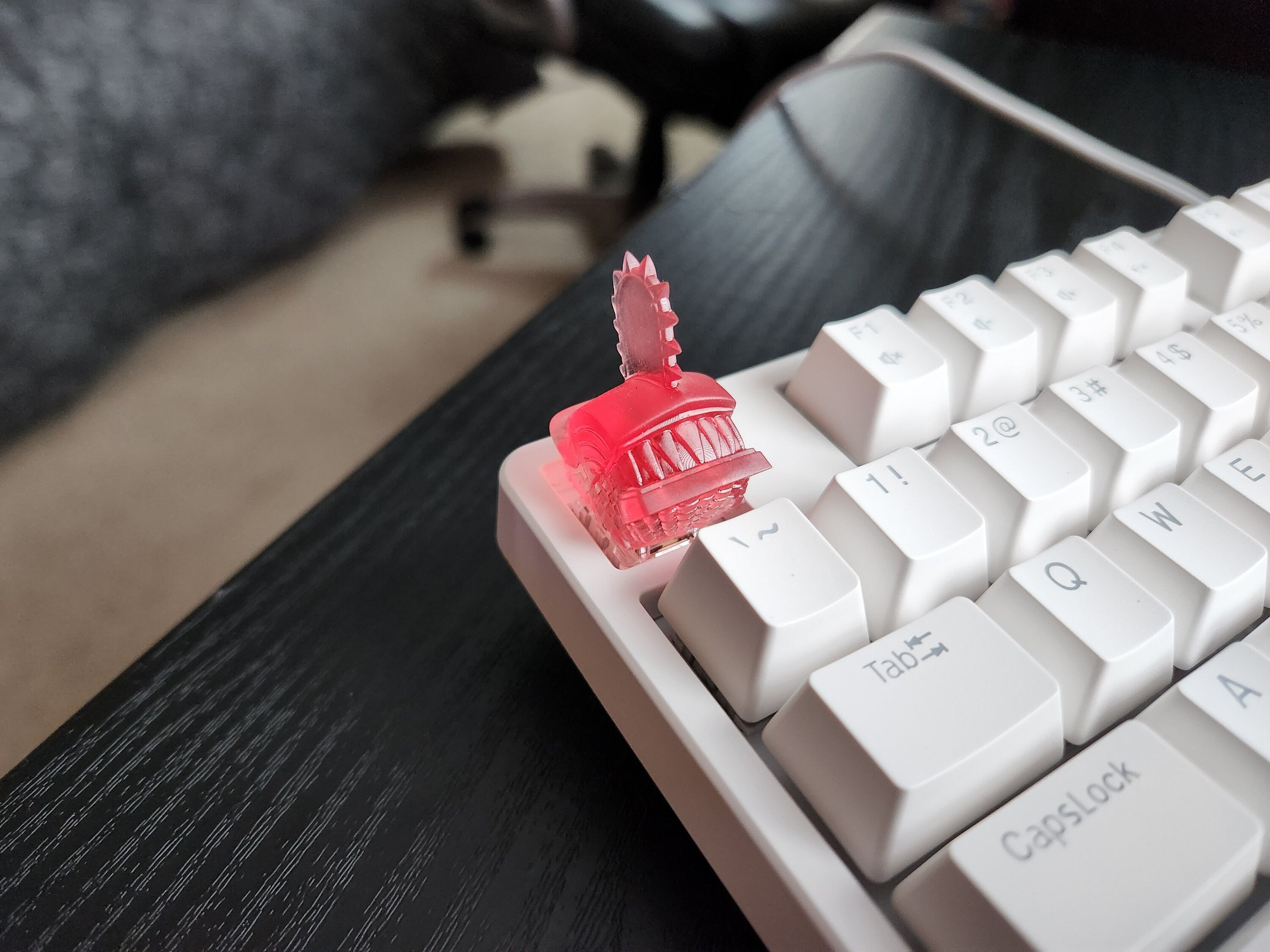 Anime Keycap - Clear Transparent Cute Keycap Designs, Cherry MX, Multiple Colors