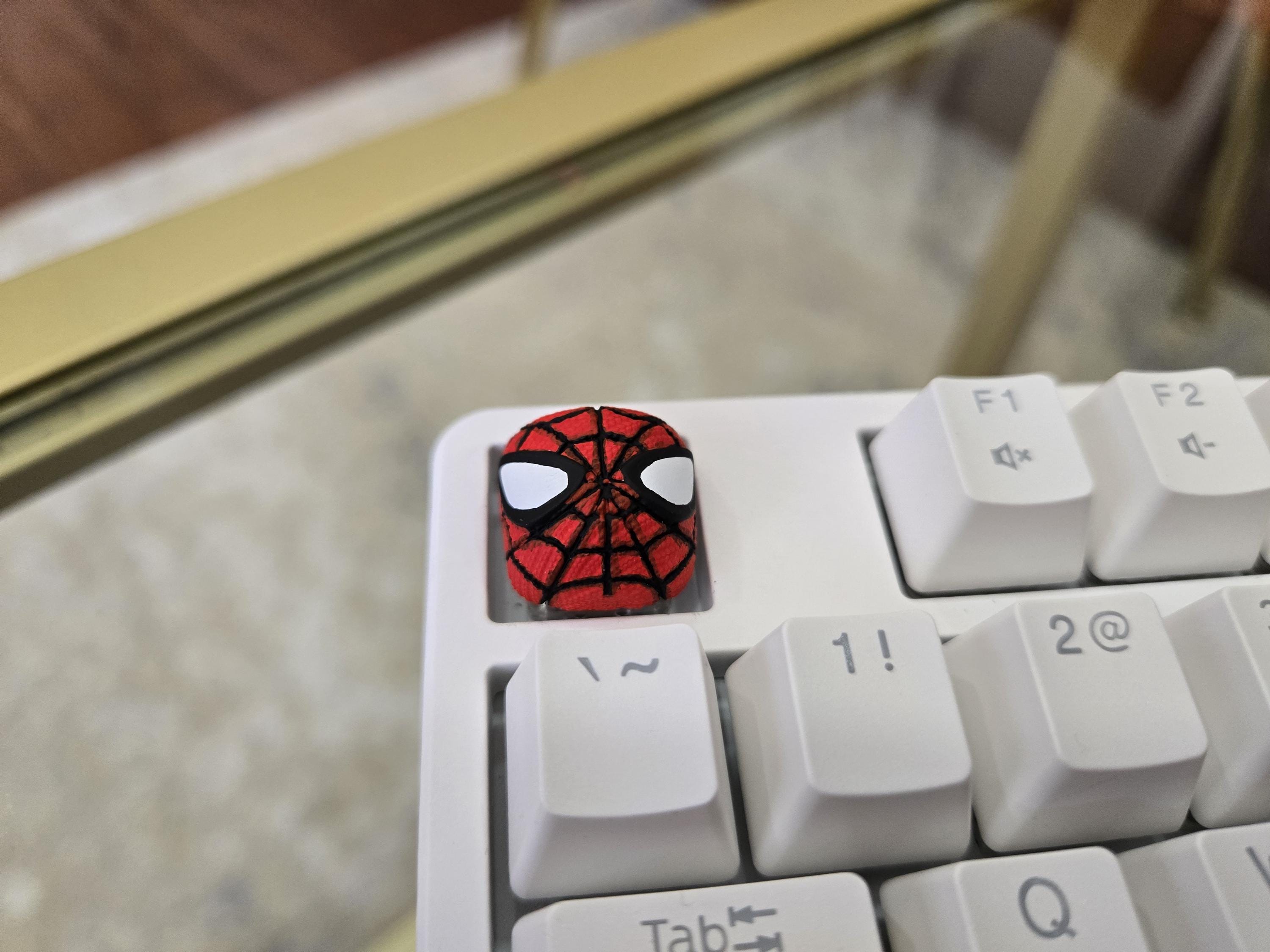 Video Game Spider Keycap - Hand Painted Cute Keycap Designs, Cherry MX