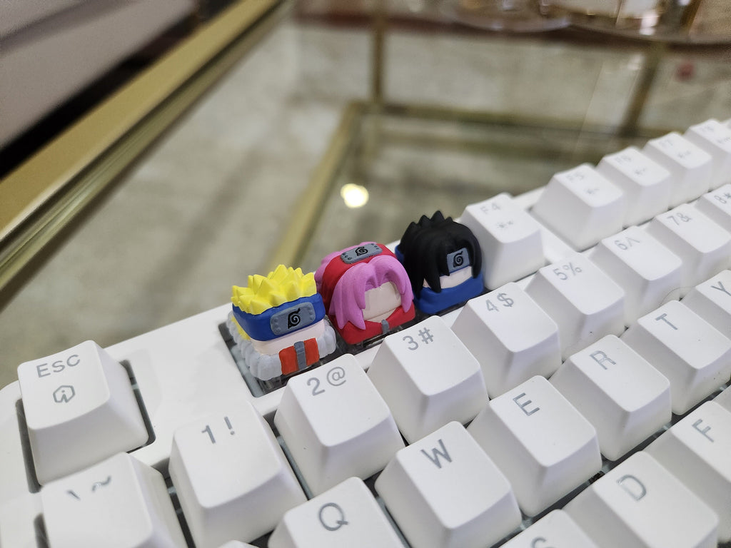 Anime Keycap - Hand Painted, Cute Keycap Designs, Cherry MX, Hiko3D