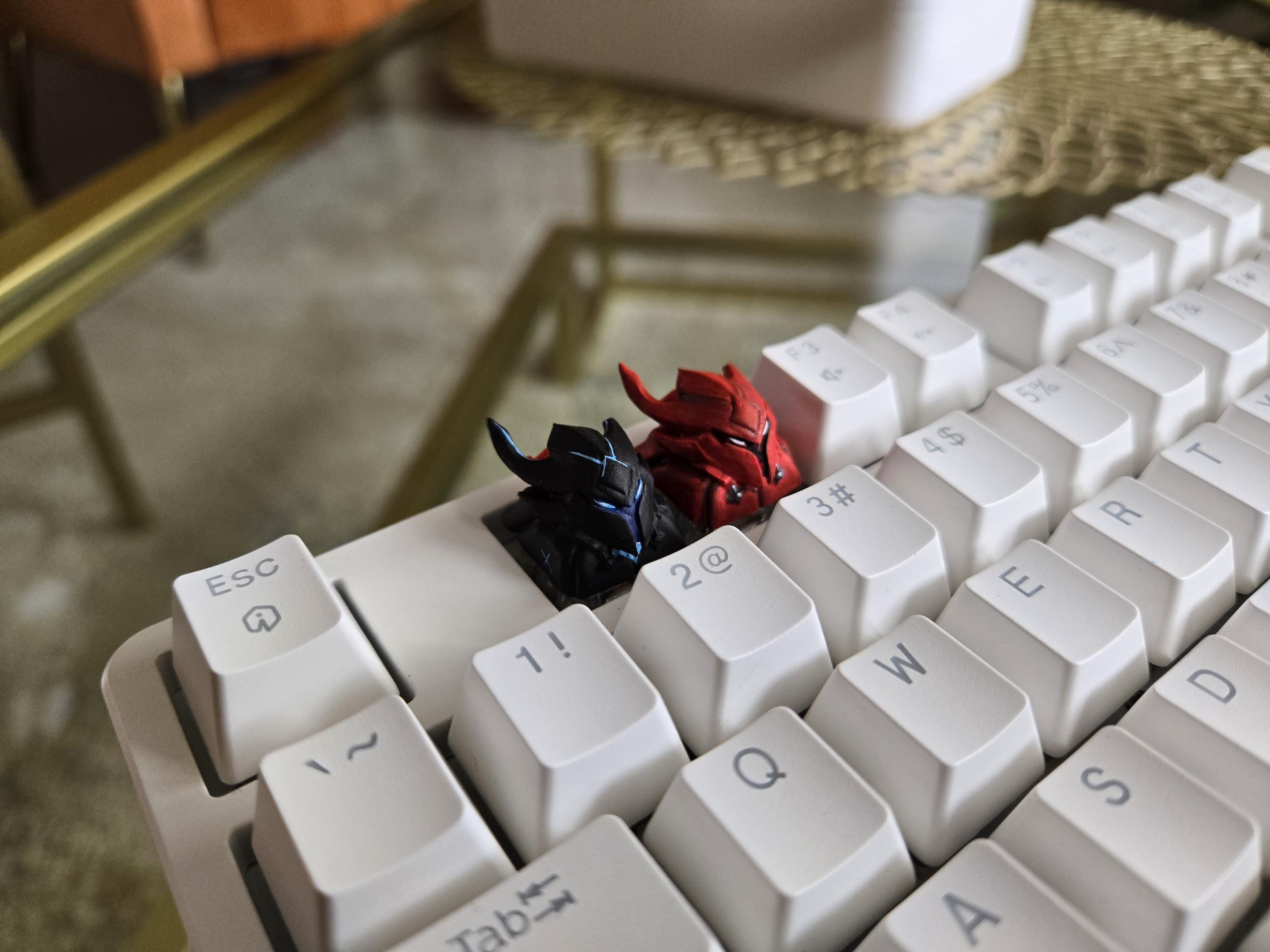 Igris Anime Keycap - Hand Painted, Cute Keycap Designs, Cherry MX