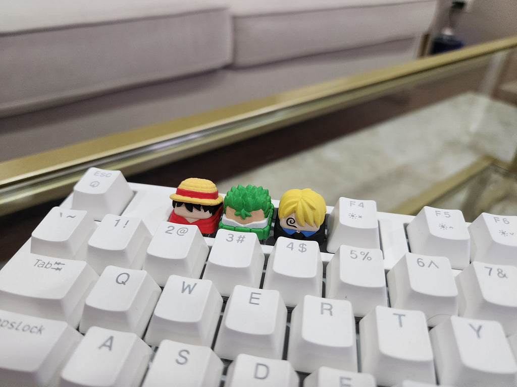 Anime Keycap - Hand Painted, Cute Keycap Designs, Cherry MX, Hiko3D