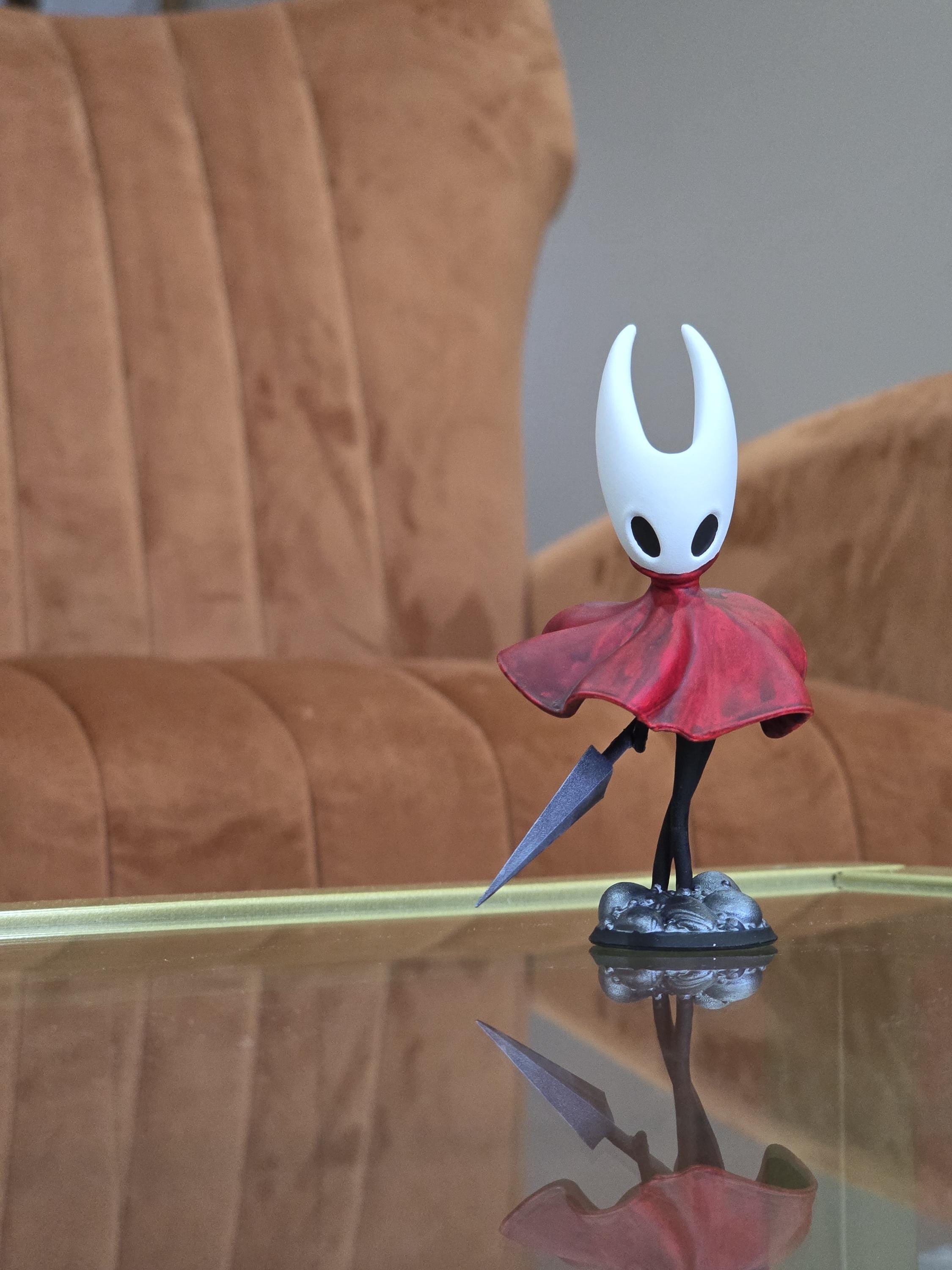 Hollow Knight Silksong Hornet Hand Painted Figure - Full Size 3D Figure Fan Art 200mm Tall