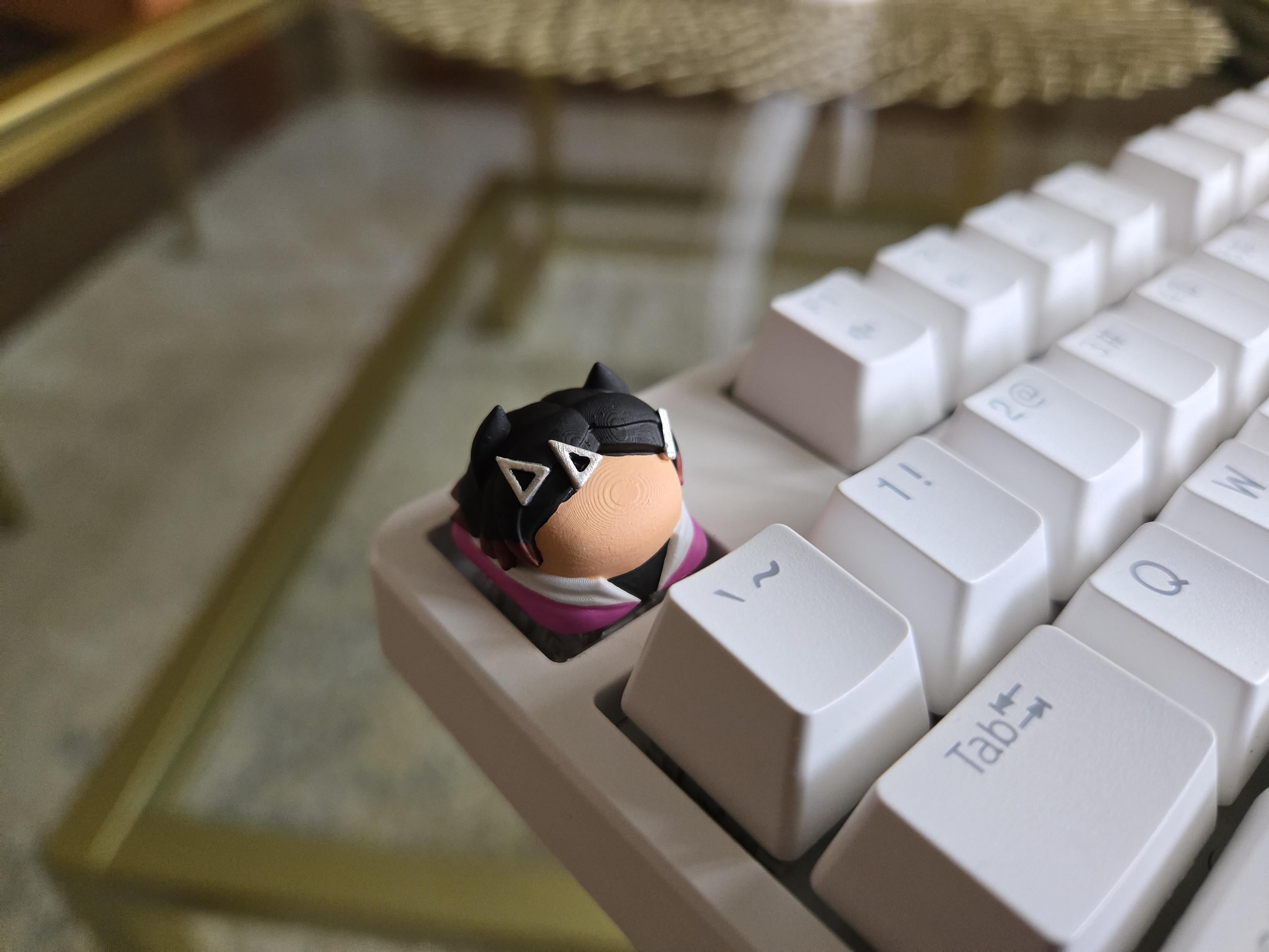 Clove Video Game Keycap - Hand Painted Cute Keycap Designs, Cherry MX