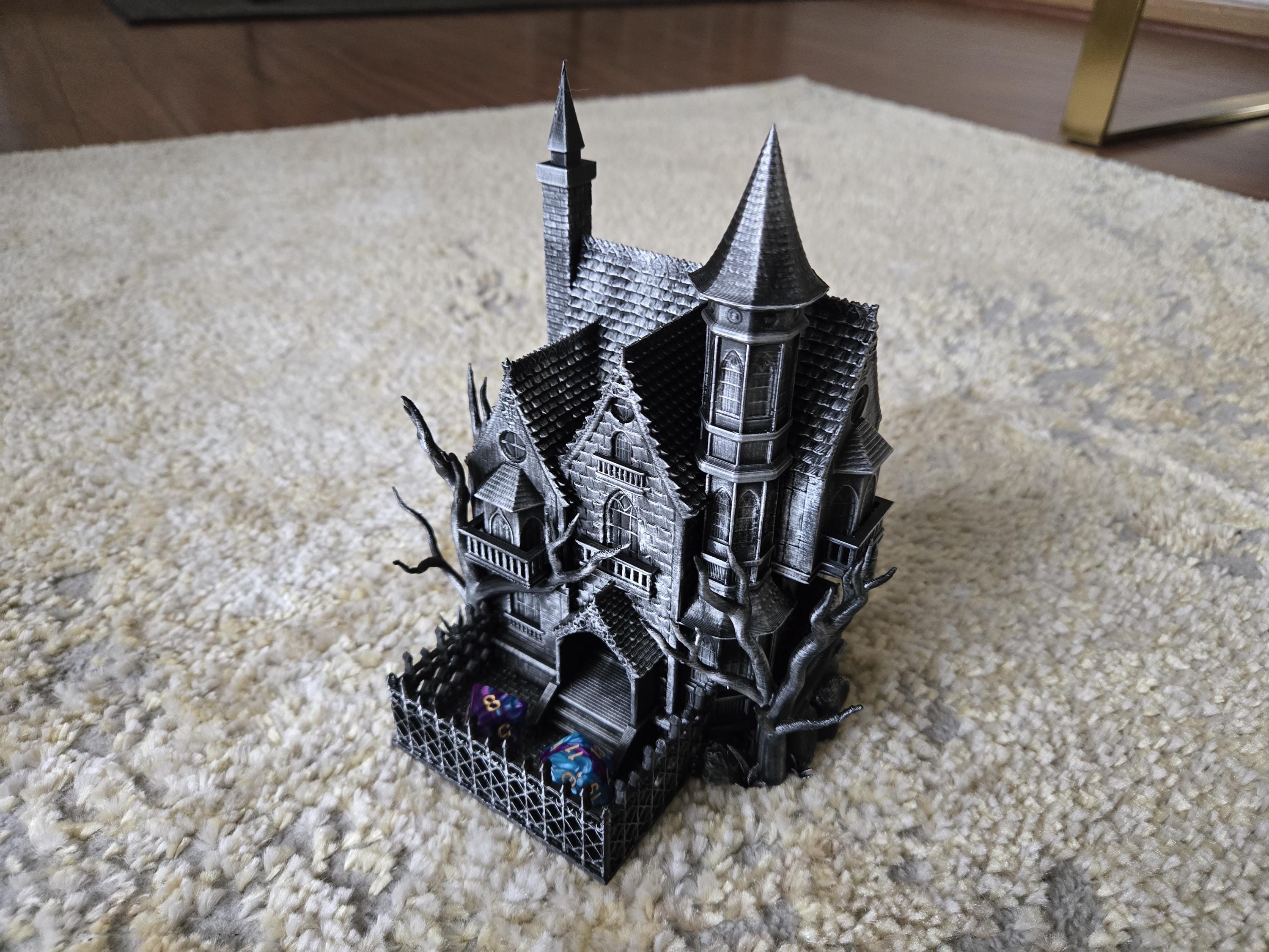 Haunted House Dice Tower - D&D Dice Tower