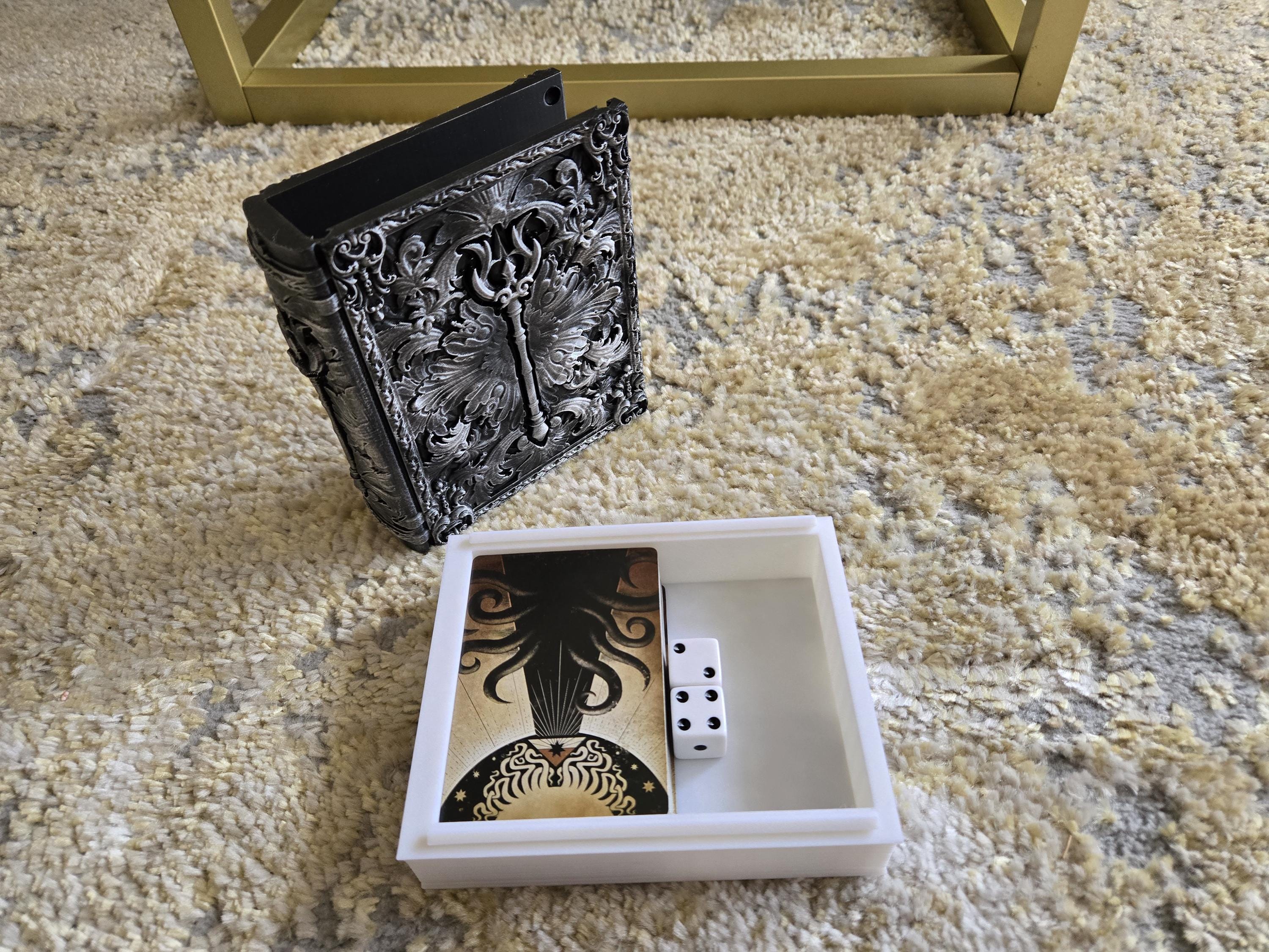 Sorcerer Tome Storage Case - D&D Card, Dice, Miniature Storage