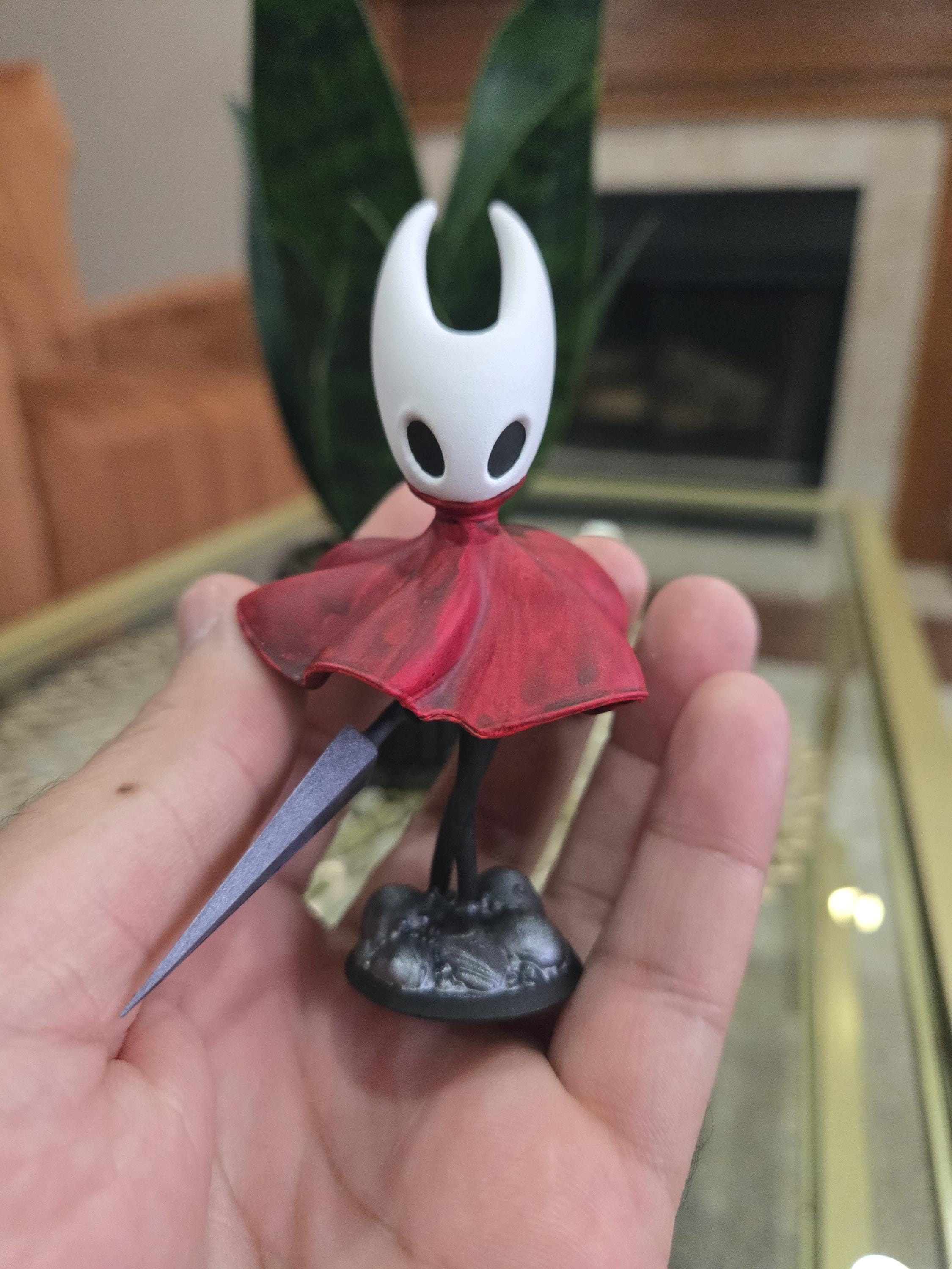 Hollow Knight Silksong Hornet Hand Painted Figure - Full Size 3D Figure Fan Art 200mm Tall