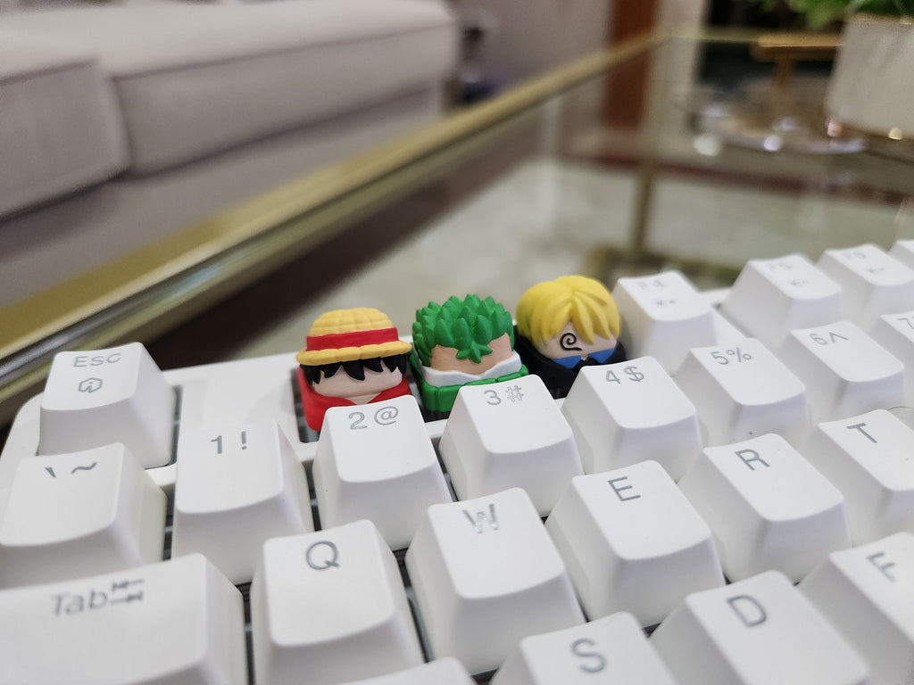 Anime Keycap - Hand Painted, Cute Keycap Designs, Cherry MX, Hiko3D