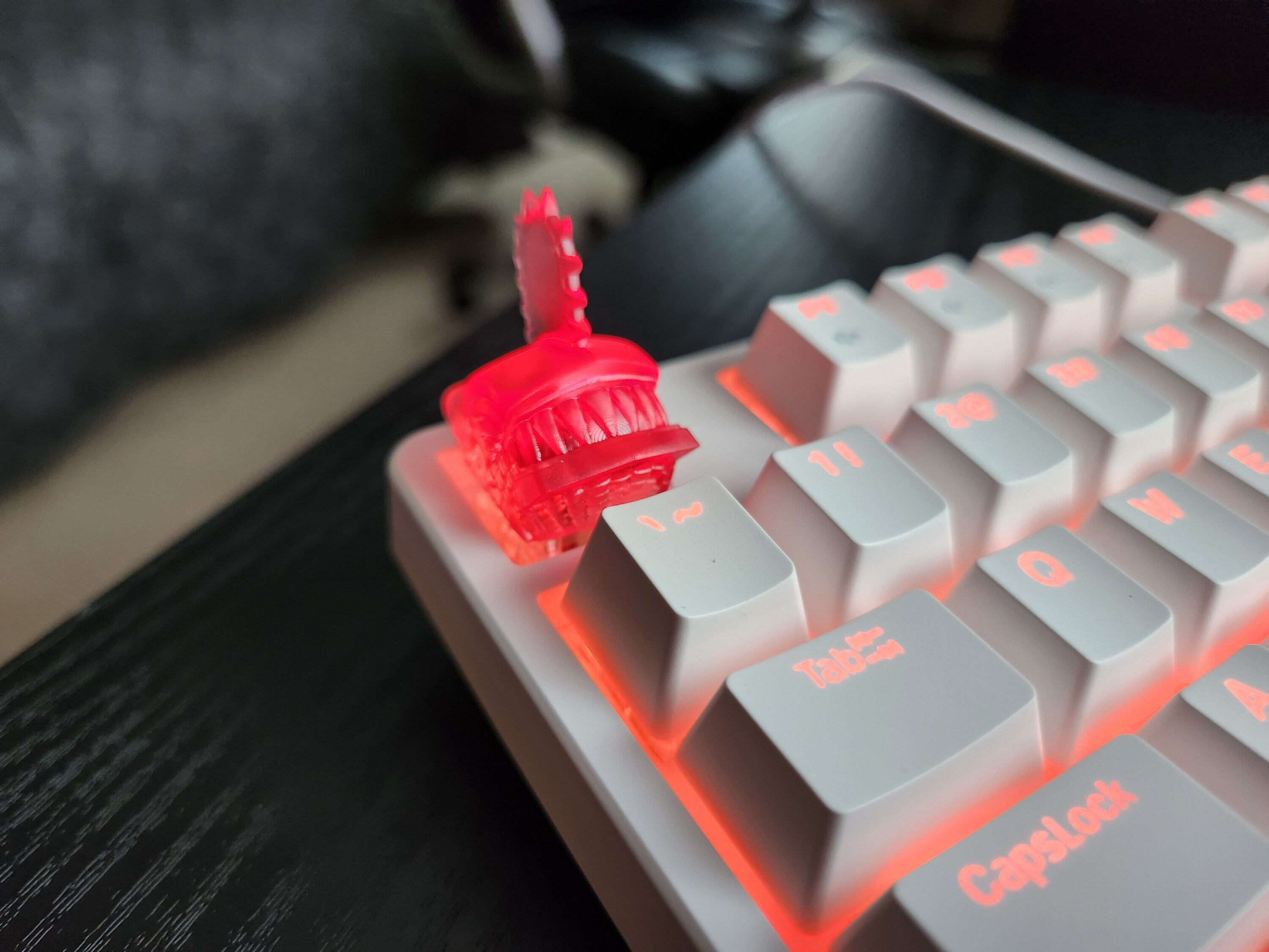 Anime Keycap - Clear Transparent Cute Keycap Designs, Cherry MX, Multiple Colors