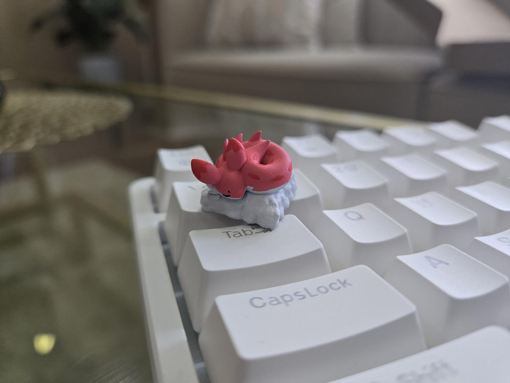 Palworld Chillet Video Game Keycap - Hand Painted, Cute Keycap Designs, Cherry MX