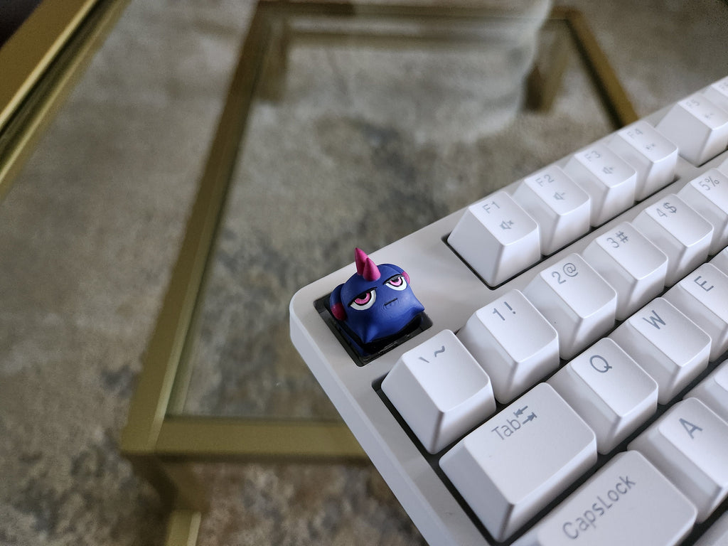 Palworld Depresso Video Game Keycap - Hand Painted Cute Keycap Designs, Cherry MX