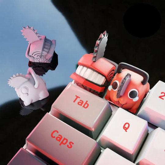 Anime Keycaps - Hand Painted, Cute Keycap Designs, Cherry MX