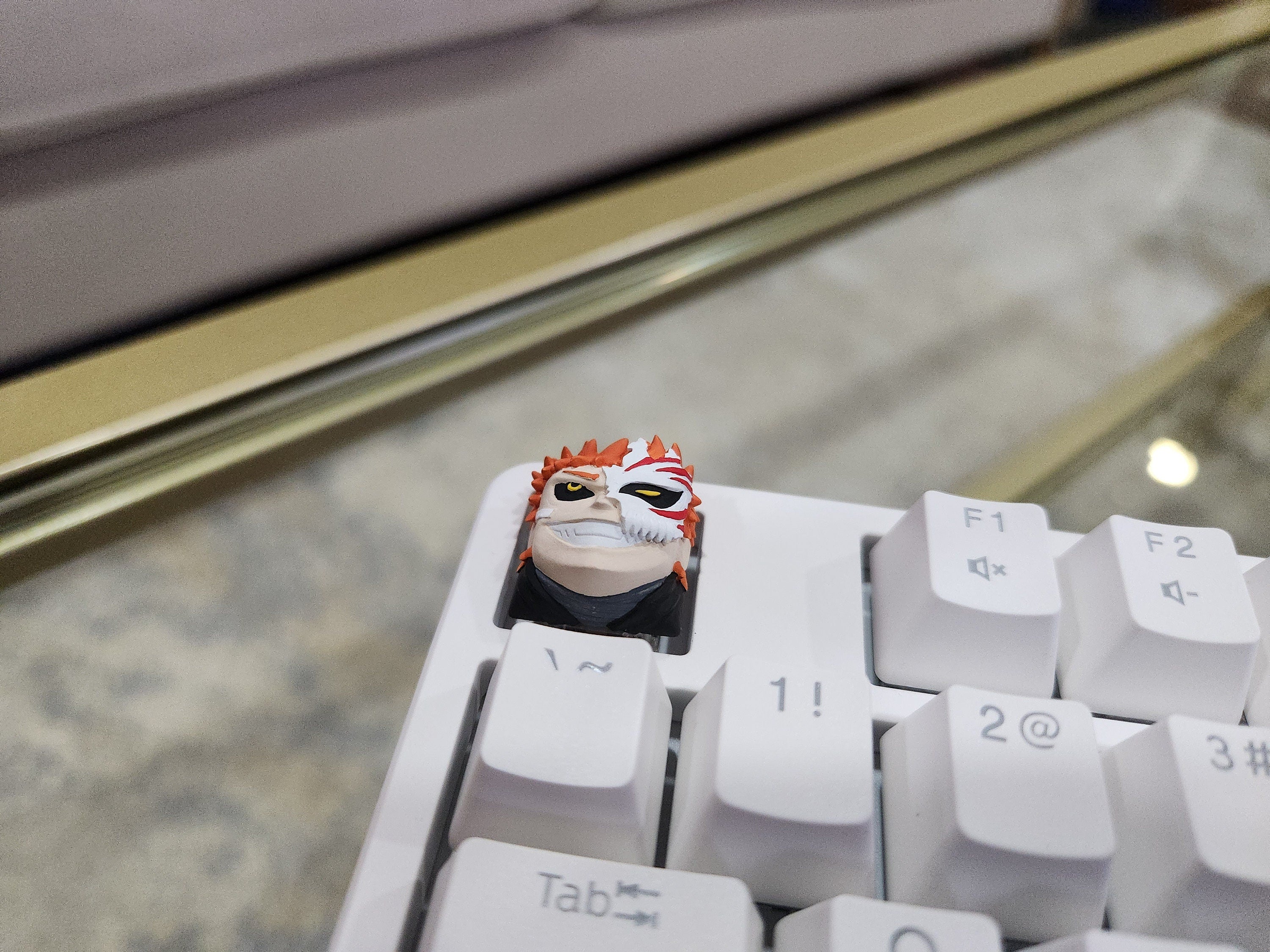 Anime Keycap - Hand Painted, Cute Keycap Designs, Cherry MX