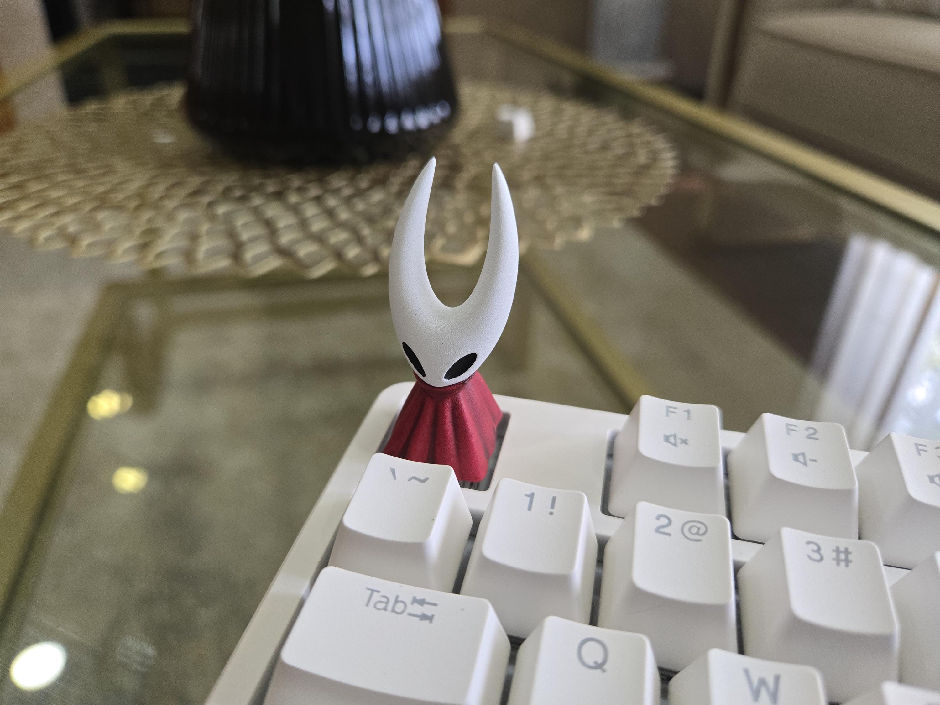 Hollow Knight Hornet Keycap - Hand Painted, Cute Keycap Designs, Cherry MX