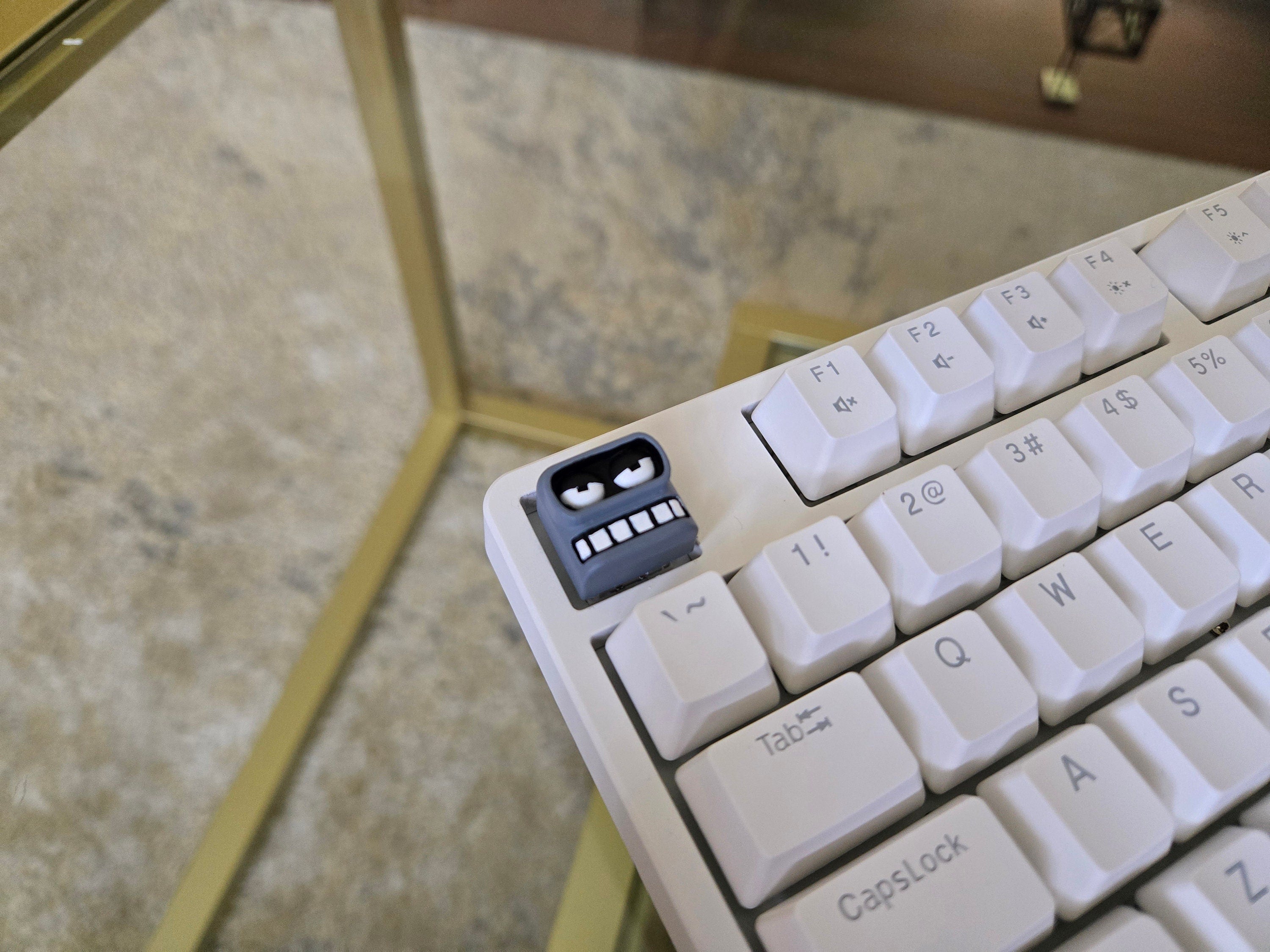 Cartoon Bender Keycap - Hand Painted Cute Keycap Designs, Cherry MX