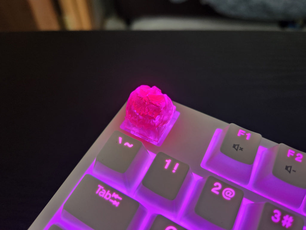 Hollow Pumpkin Keycap - Clear Transparent Cute Keycap Designs, Cherry MX, Multiple Colors