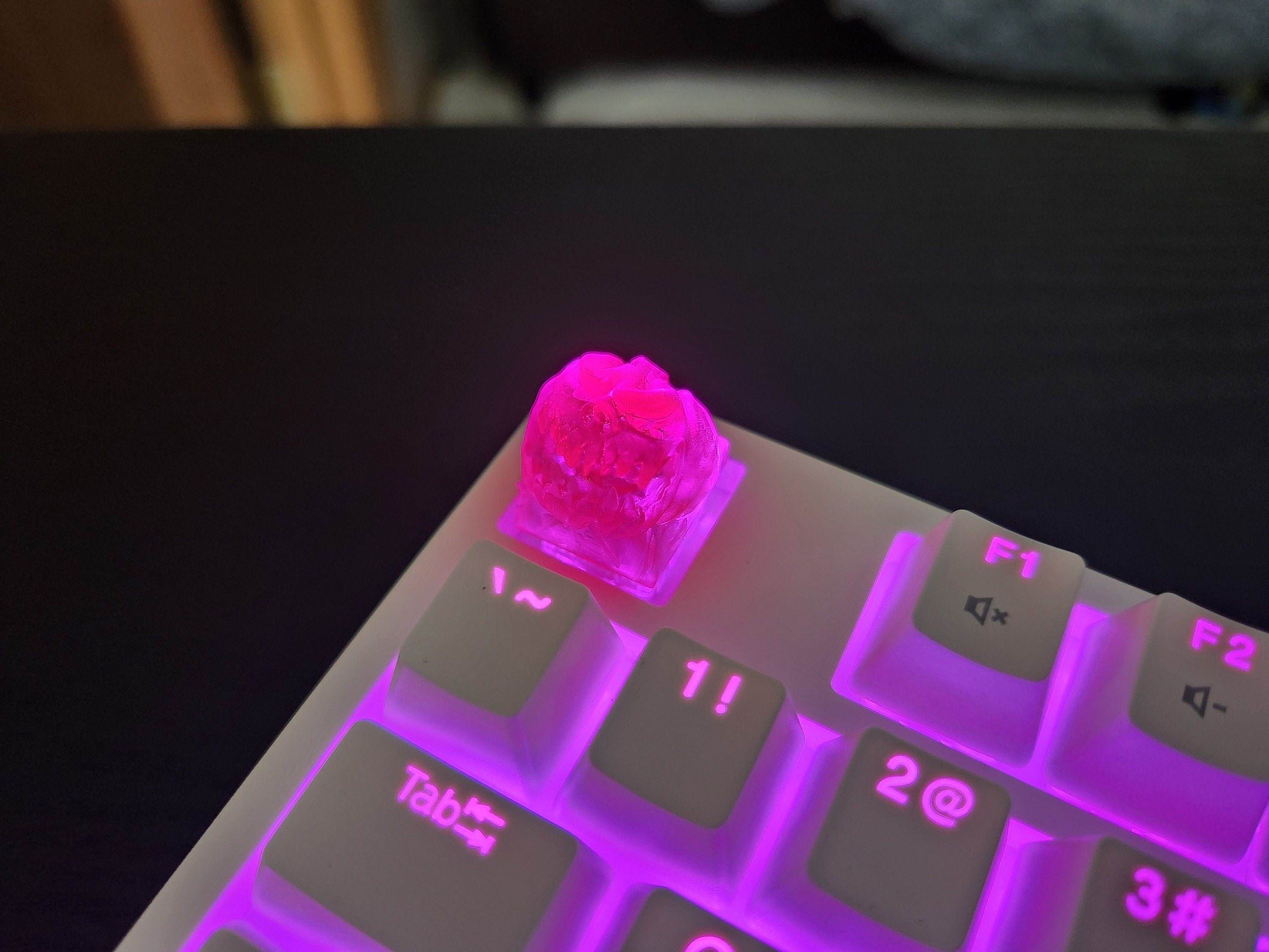 Hollow Pumpkin Keycap - Clear Transparent Cute Keycap Designs, Cherry MX, Multiple Colors