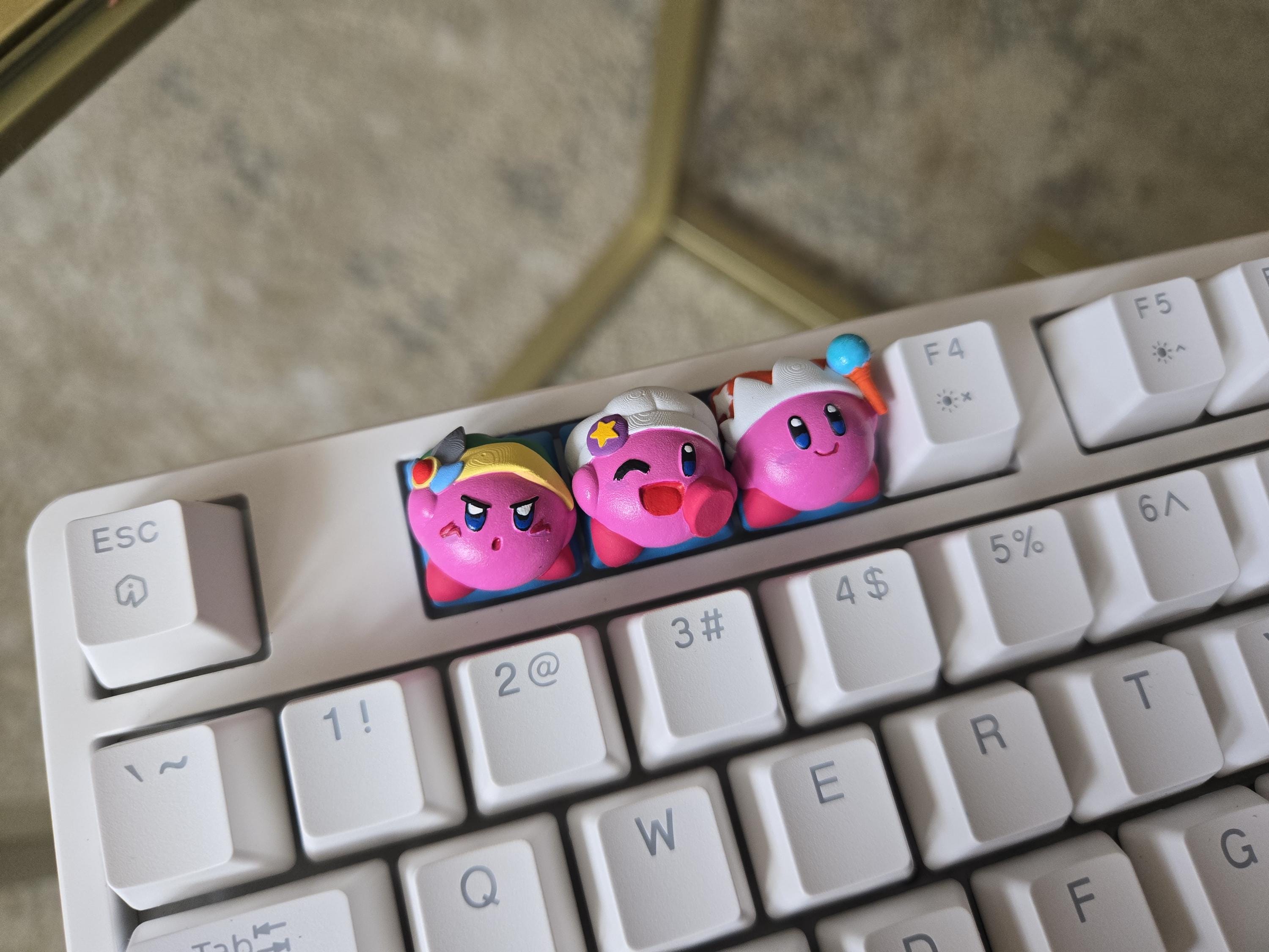 Video Game Keycap Set - Hand Painted Cute Keycap Designs, Cherry MX