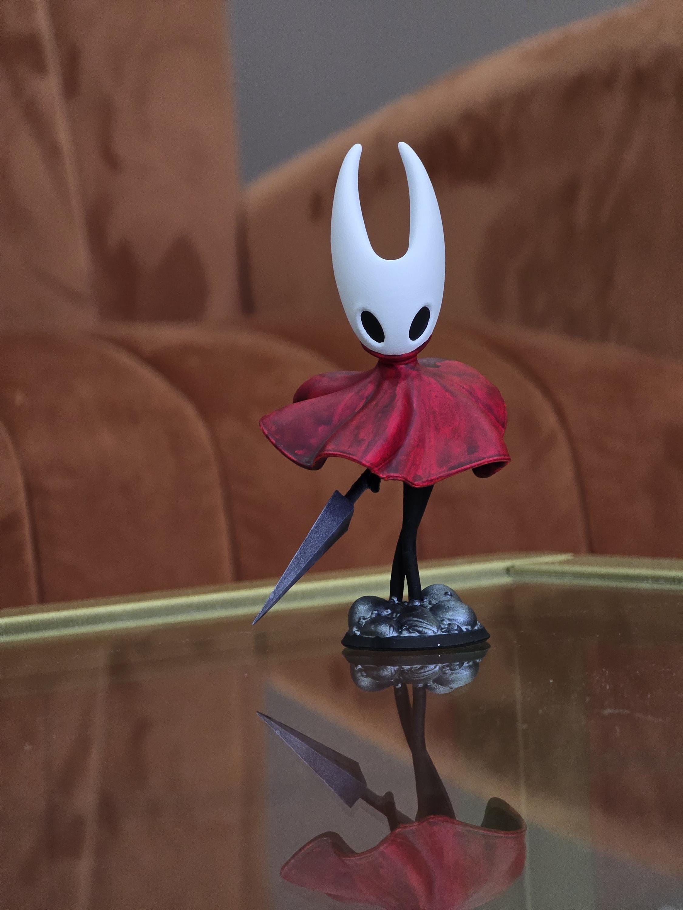 Hollow Knight Silksong Hornet Hand Painted Figure - Full Size 3D Figure Fan Art 200mm Tall
