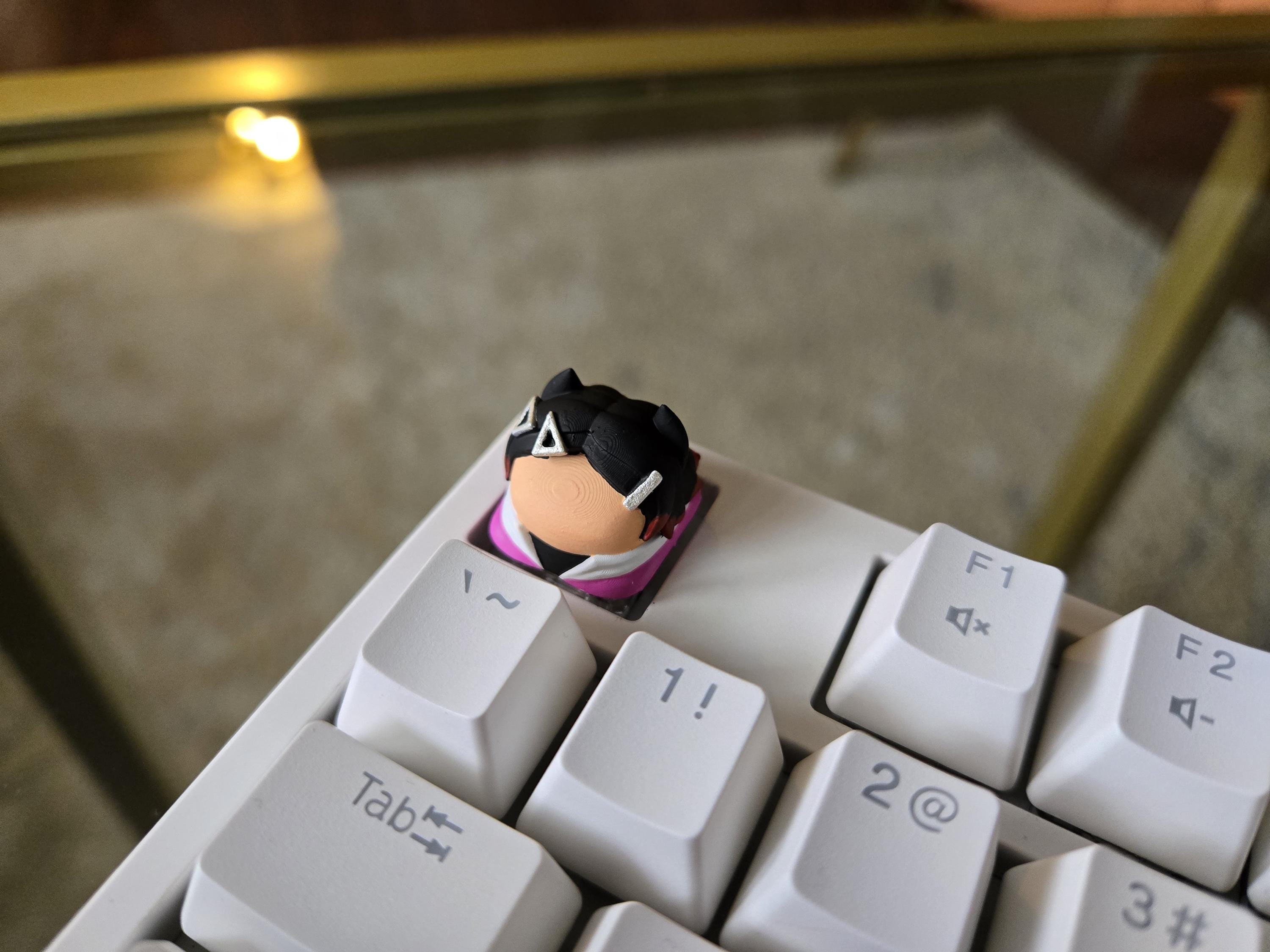 Clove Video Game Keycap - Hand Painted Cute Keycap Designs, Cherry MX
