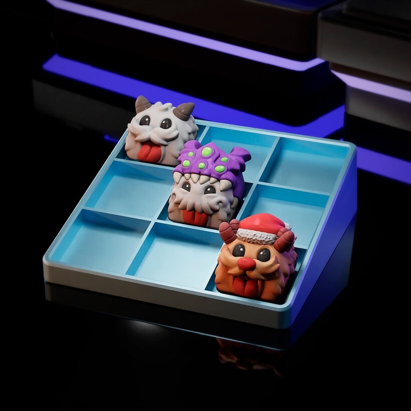 Video Game Keycaps - Hand Painted, Cute Keycap Designs, Cherry MX, LoL