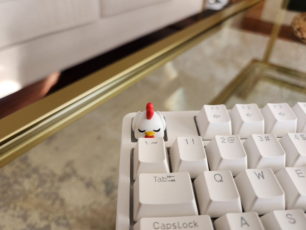 Palworld Chikipi Video Game Keycap - Hand Painted, Cute Keycap Designs, Cherry MX