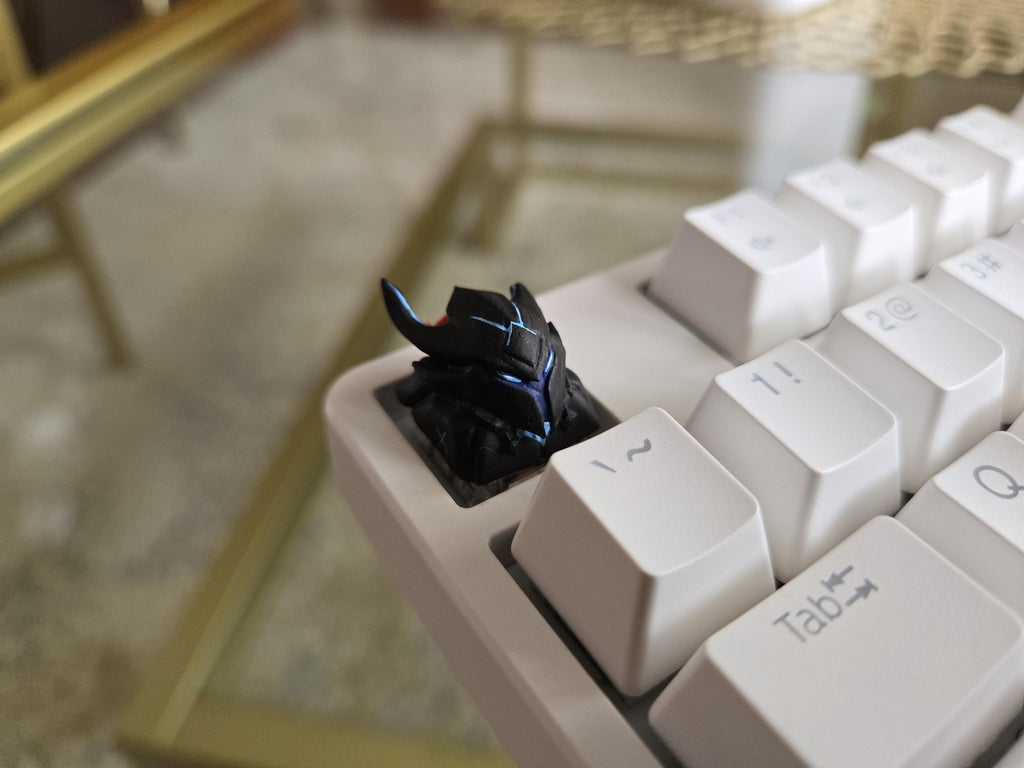 Igris Anime Keycap - Hand Painted, Cute Keycap Designs, Cherry MX